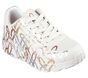 Skechers x JGoldcrown: Uno Lite - Metallic Love, NATURAL / MULTI, large image number 4