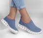 Skechers GO WALK Glide-Step Flex - Dazzling Joy, BLUE / CORAL, large image number 1