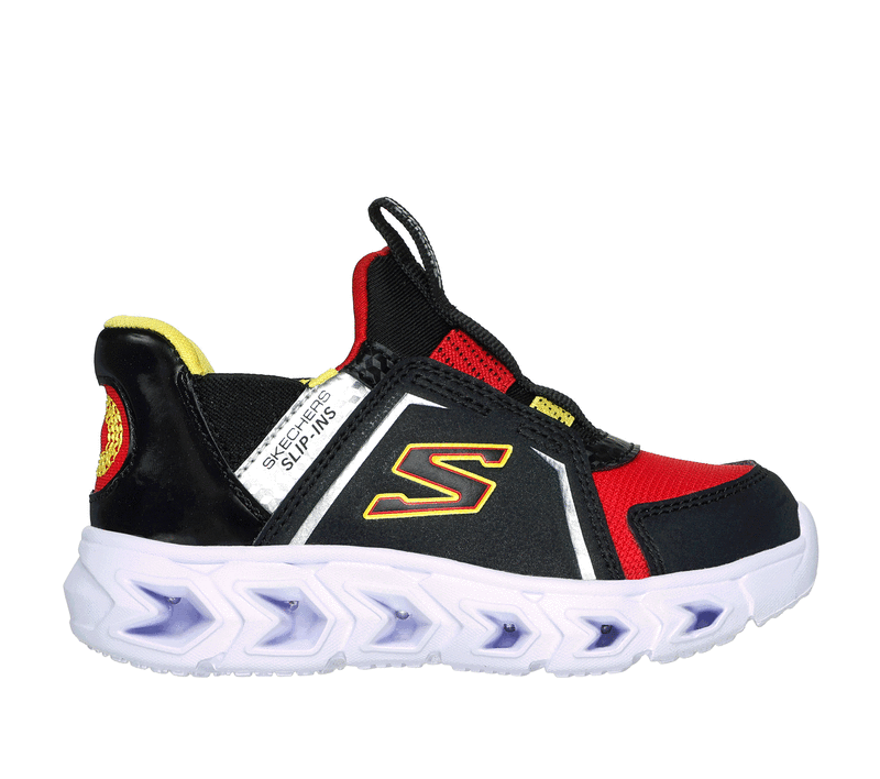 Skechers Slip-ins: Hypno-Flash 2.0 - Vexlux, BLACK / RED, largeimage number 0