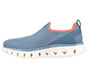 Skechers GO WALK Glide-Step Flex - Dazzling Joy, BLUE / CORAL, large image number 4