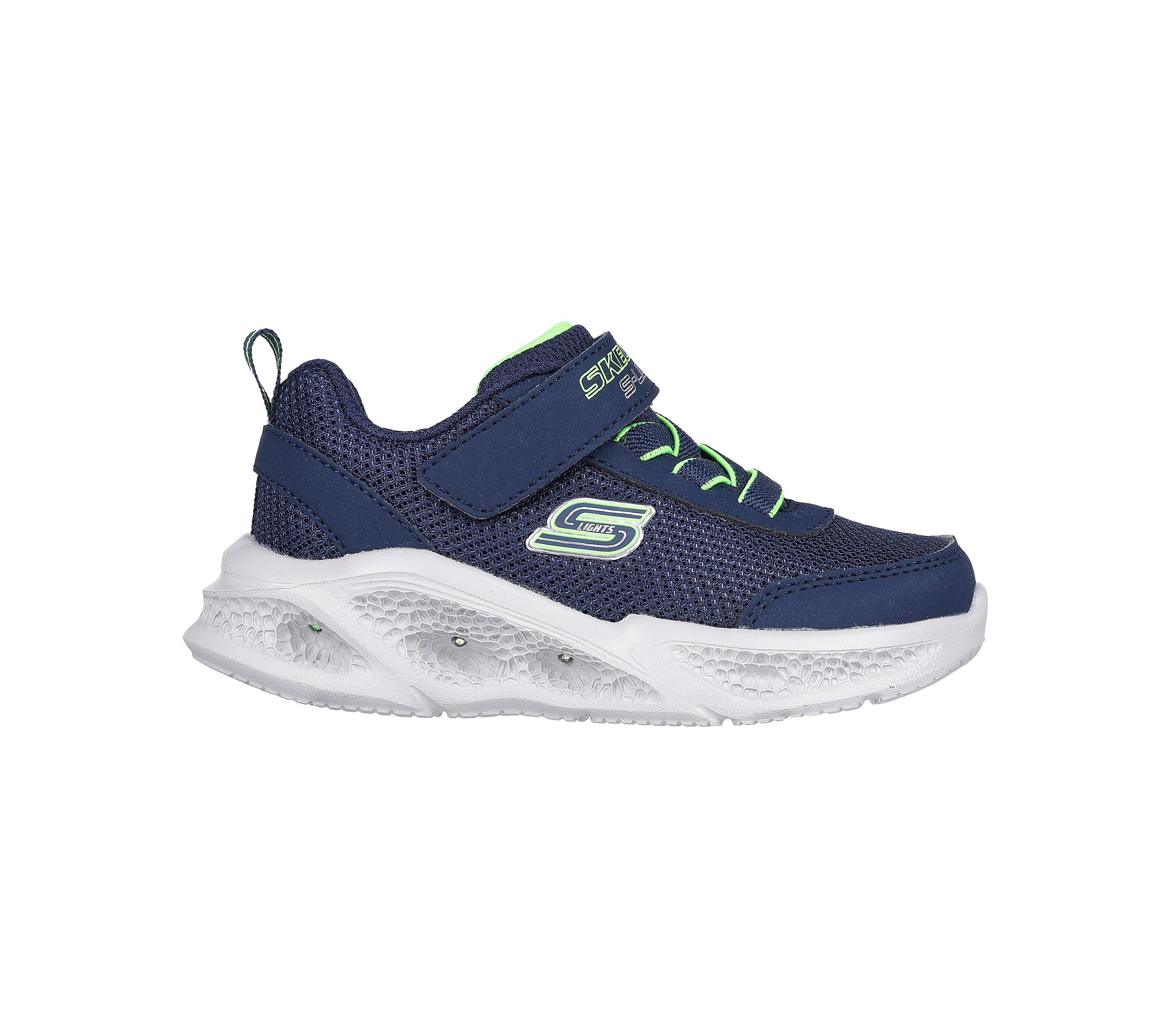 Skechers with lights sale on the bottom