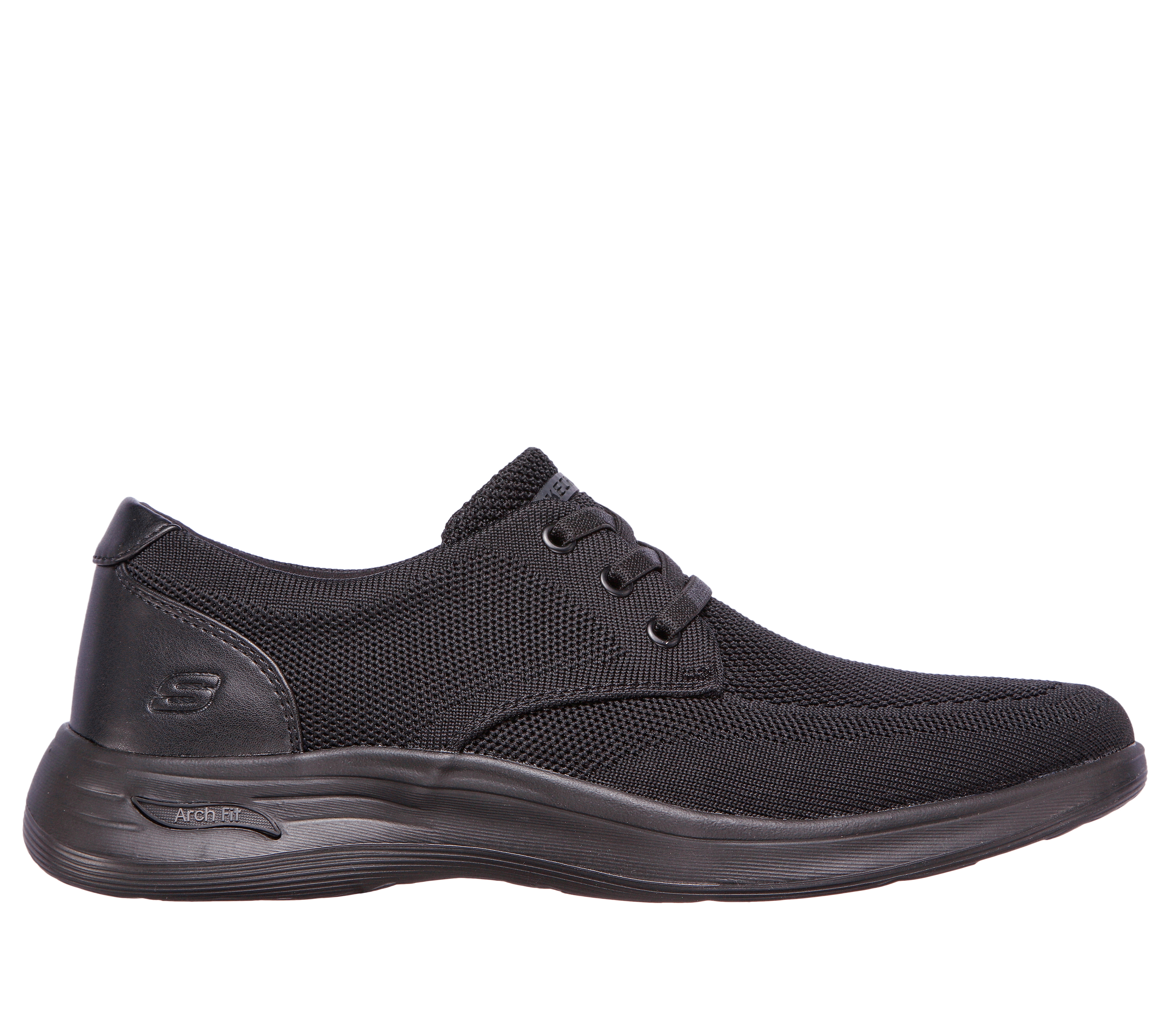 skechers formal black shoes