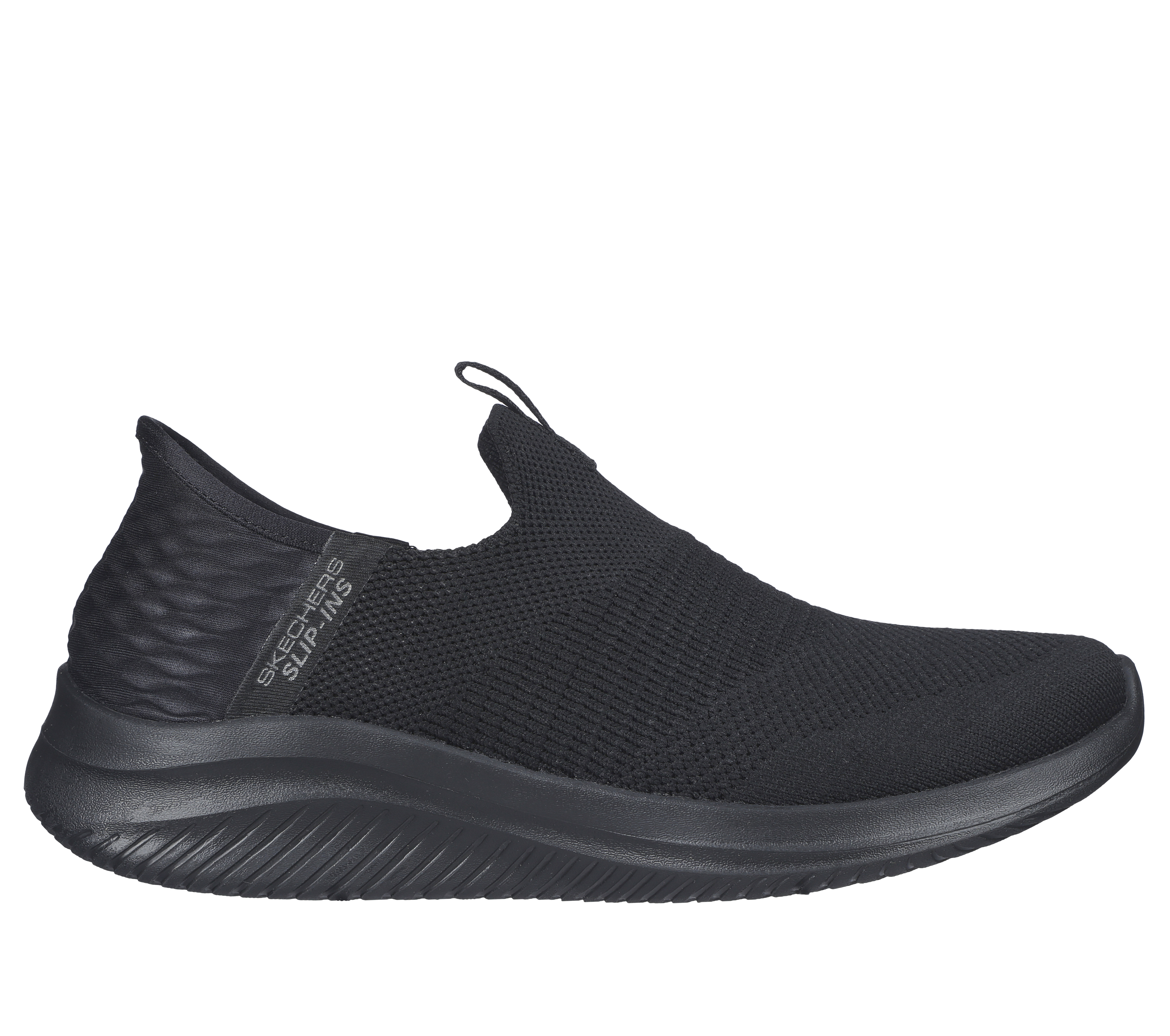 Skechers Women's Slip-ins: Ultra Flex 3.0 - Cosy Streak Sneaker in Black, Size 8 | Textile/Synthetic, Vegan, Machine Washable