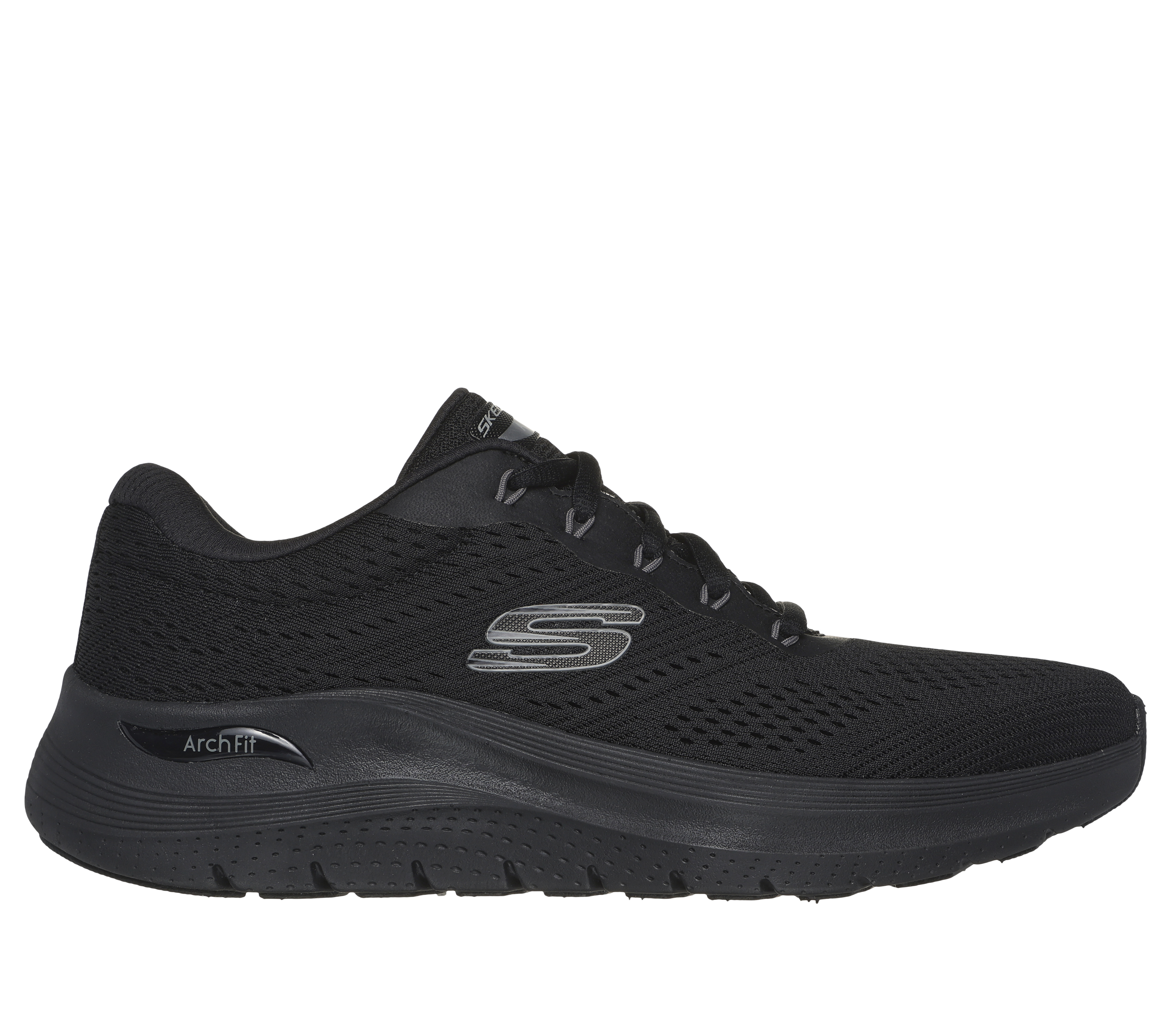 Skechers Men's Arch Fit 2.0 Sneaker in Black, Size 10 | Textile/Synthetic, Vegan, Machine Washable