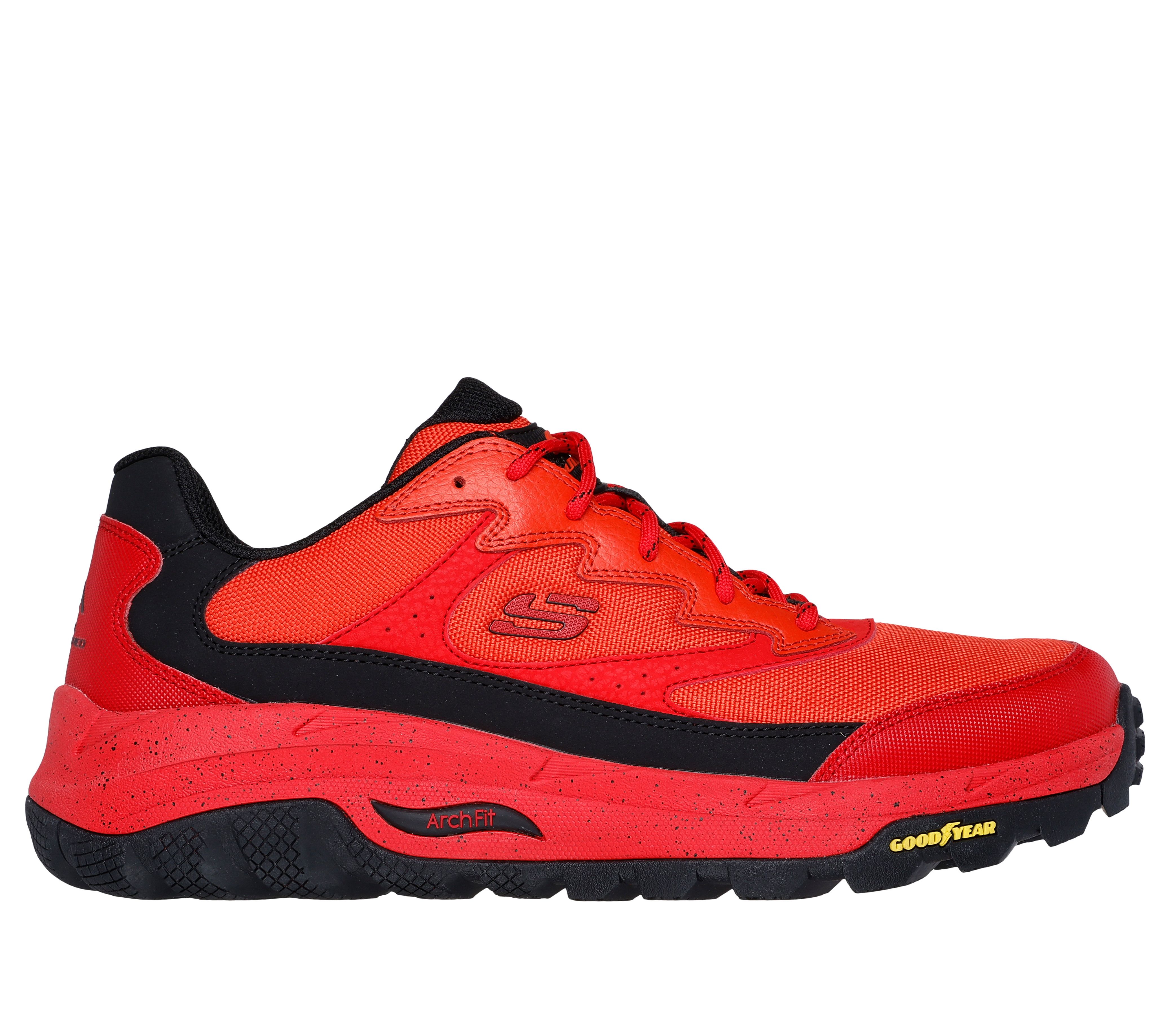 Skechers red sales tennis shoes