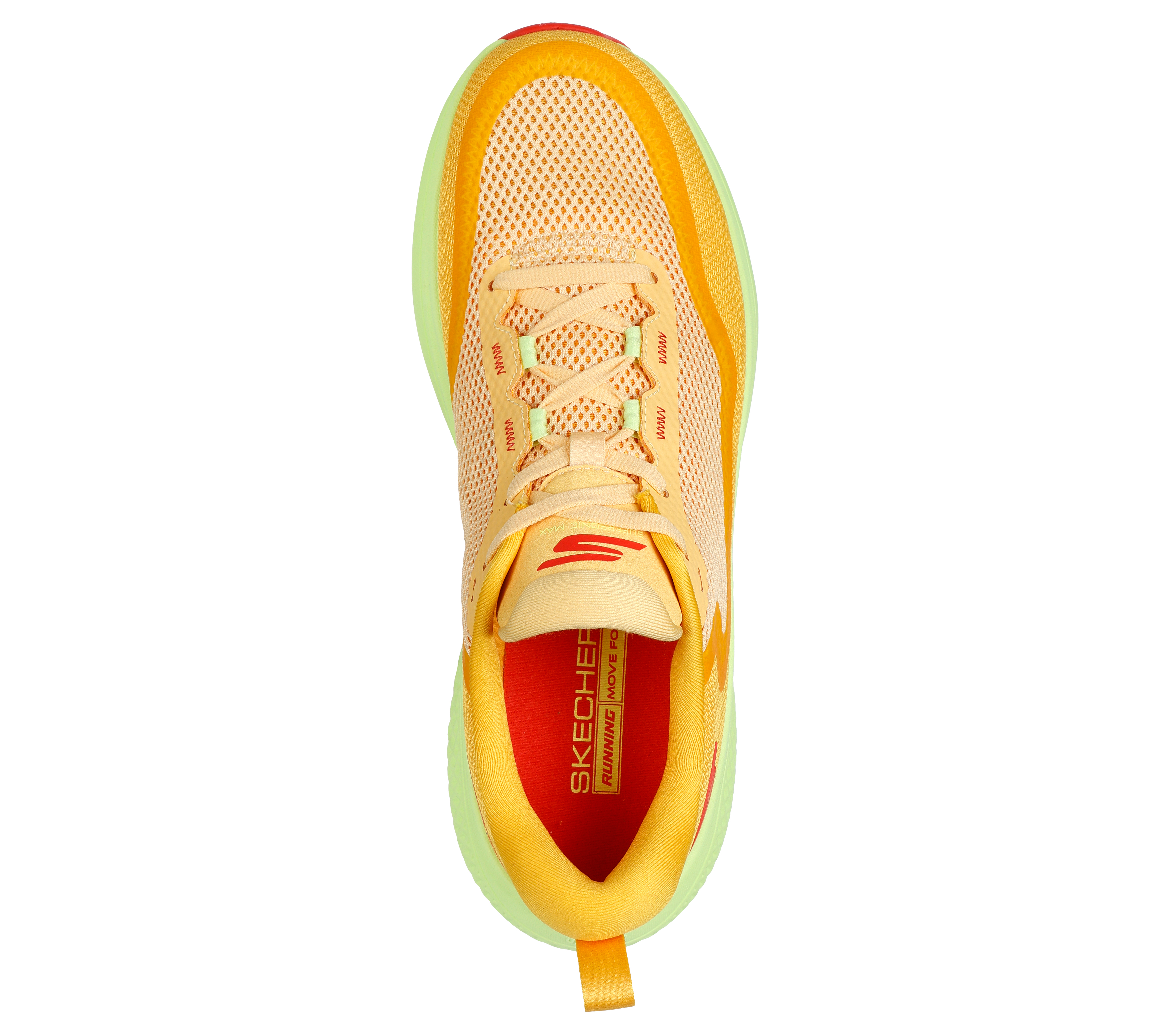 Skechers go run 6 2024 mens yellow