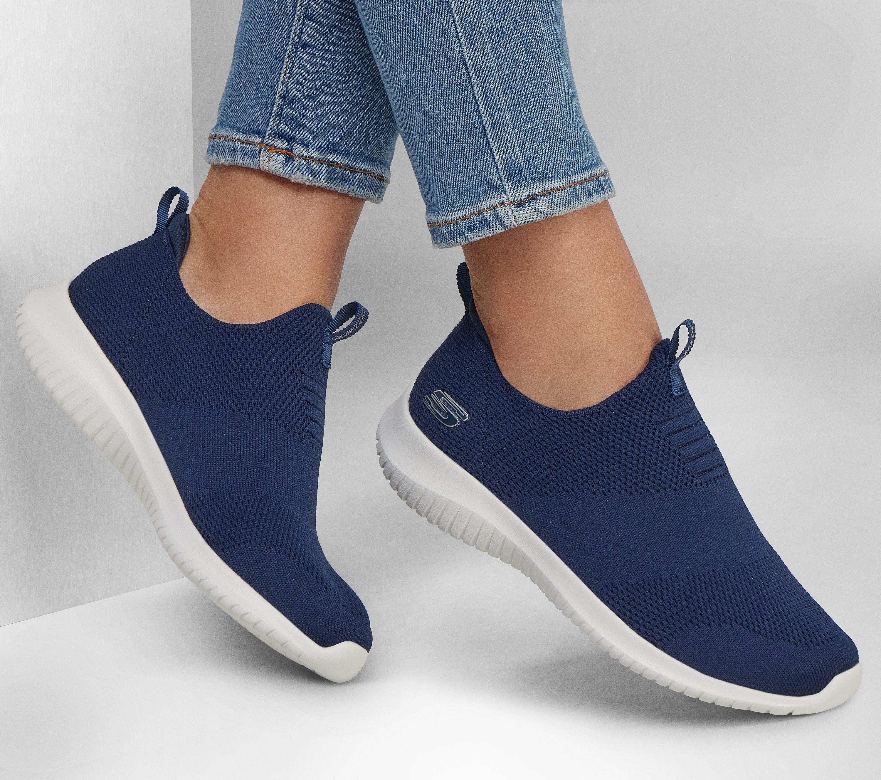 skechers ultra flex blue