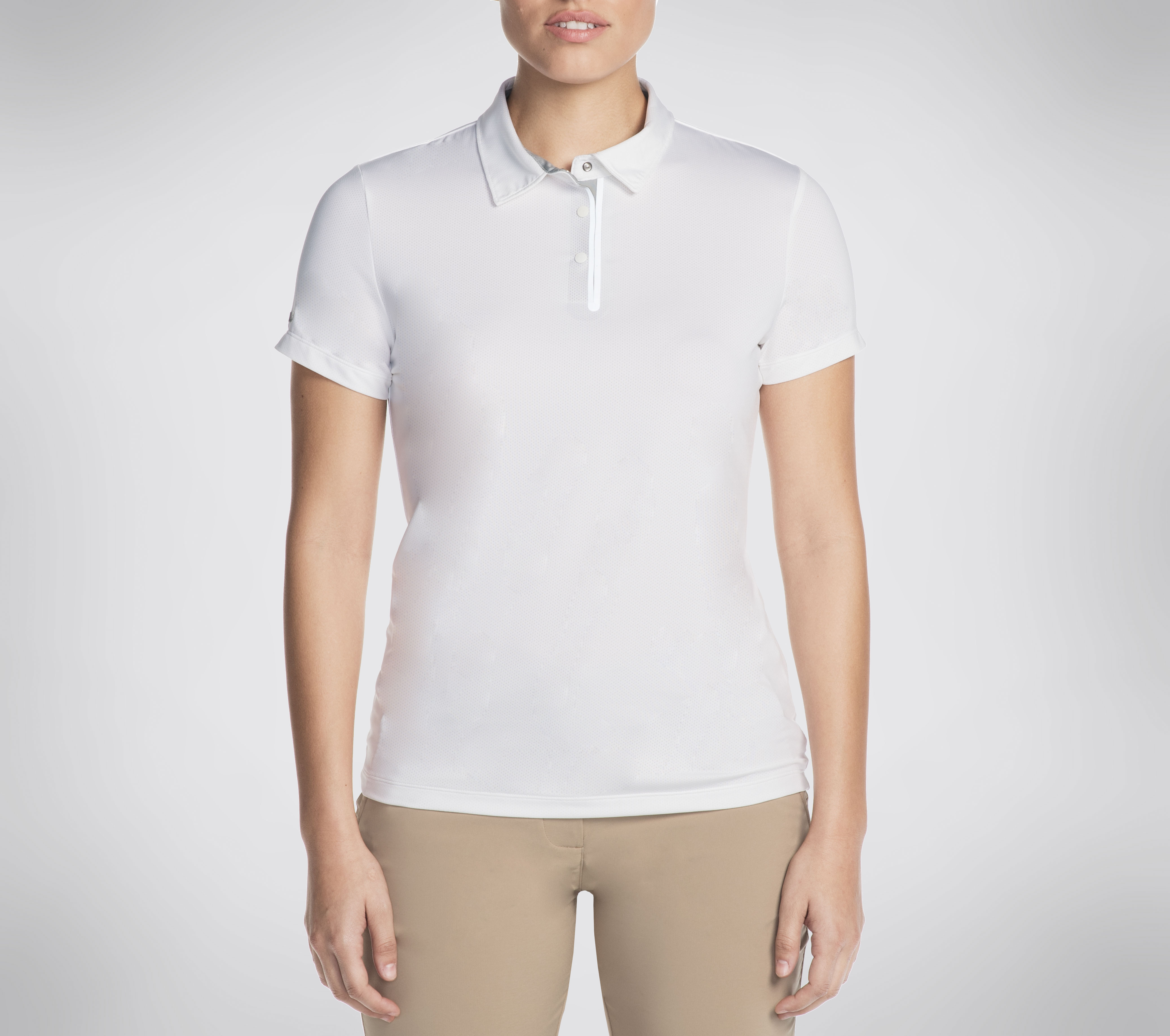 Skechers polo shirt womens hot sale gold