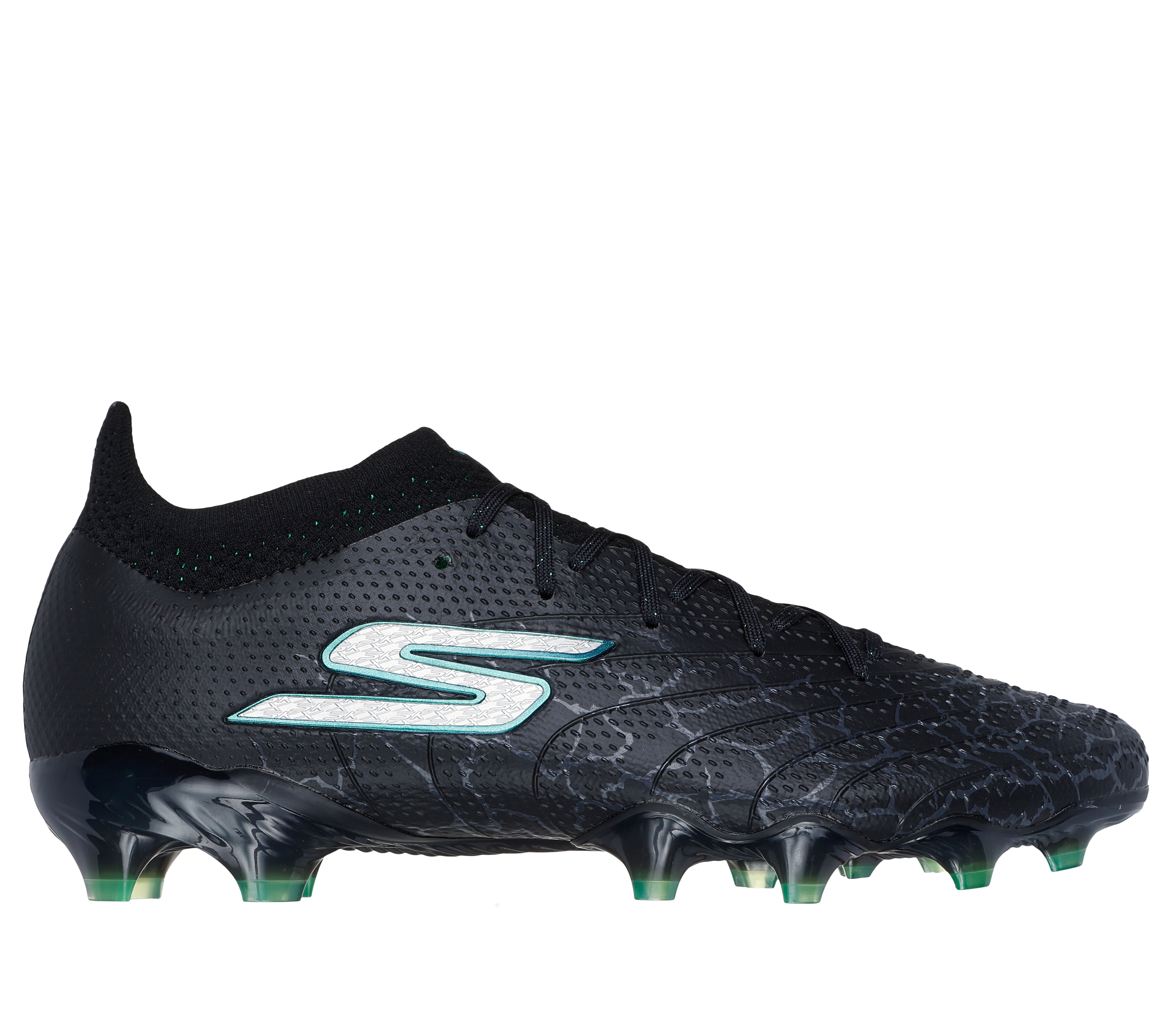 Skechers SKX 01 - 1.5 ELITE FG Shoes in Black/Silver, Size 10.5 | Synthetic, Hyper Burst