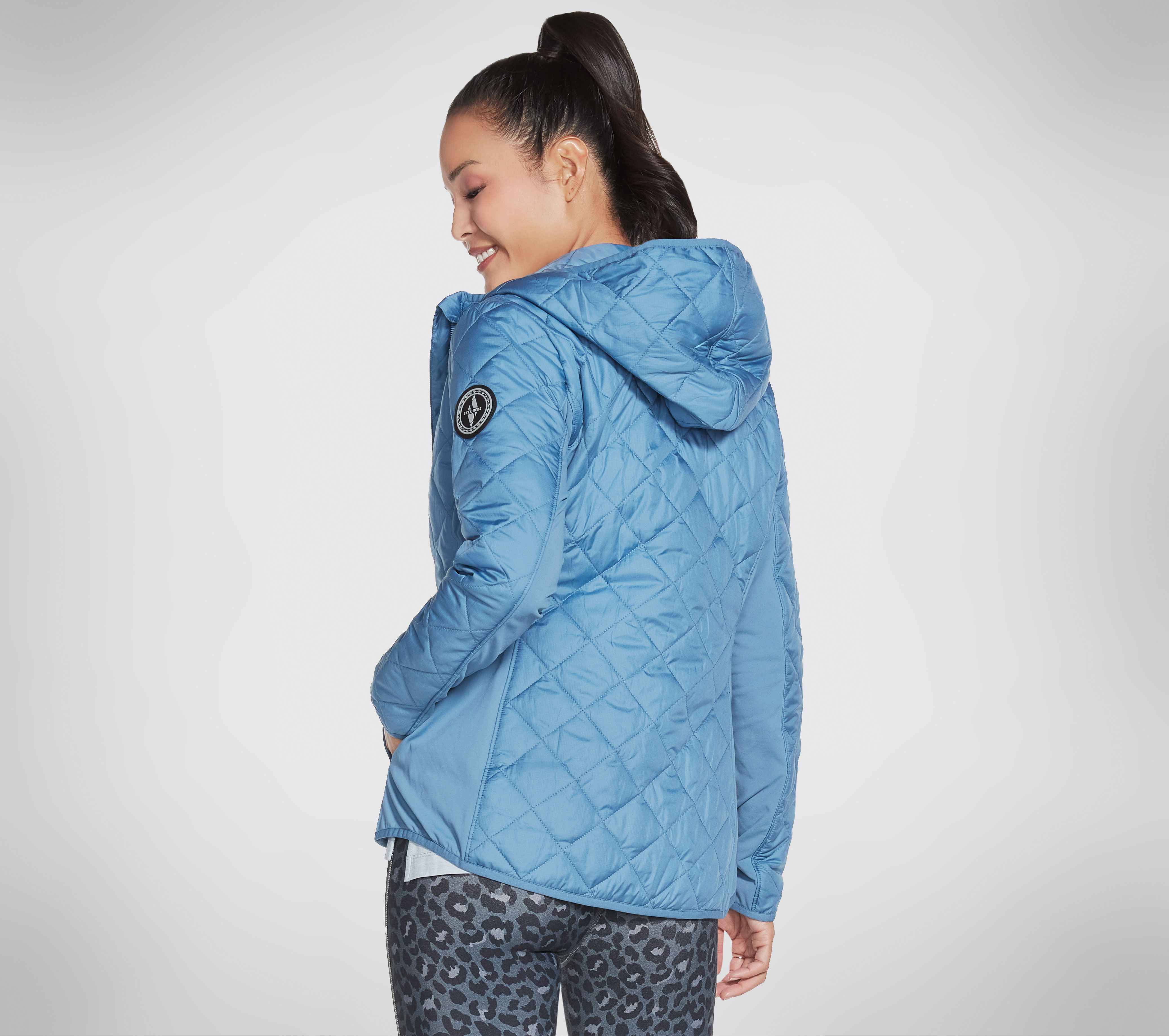 Skechers jacket deals blue