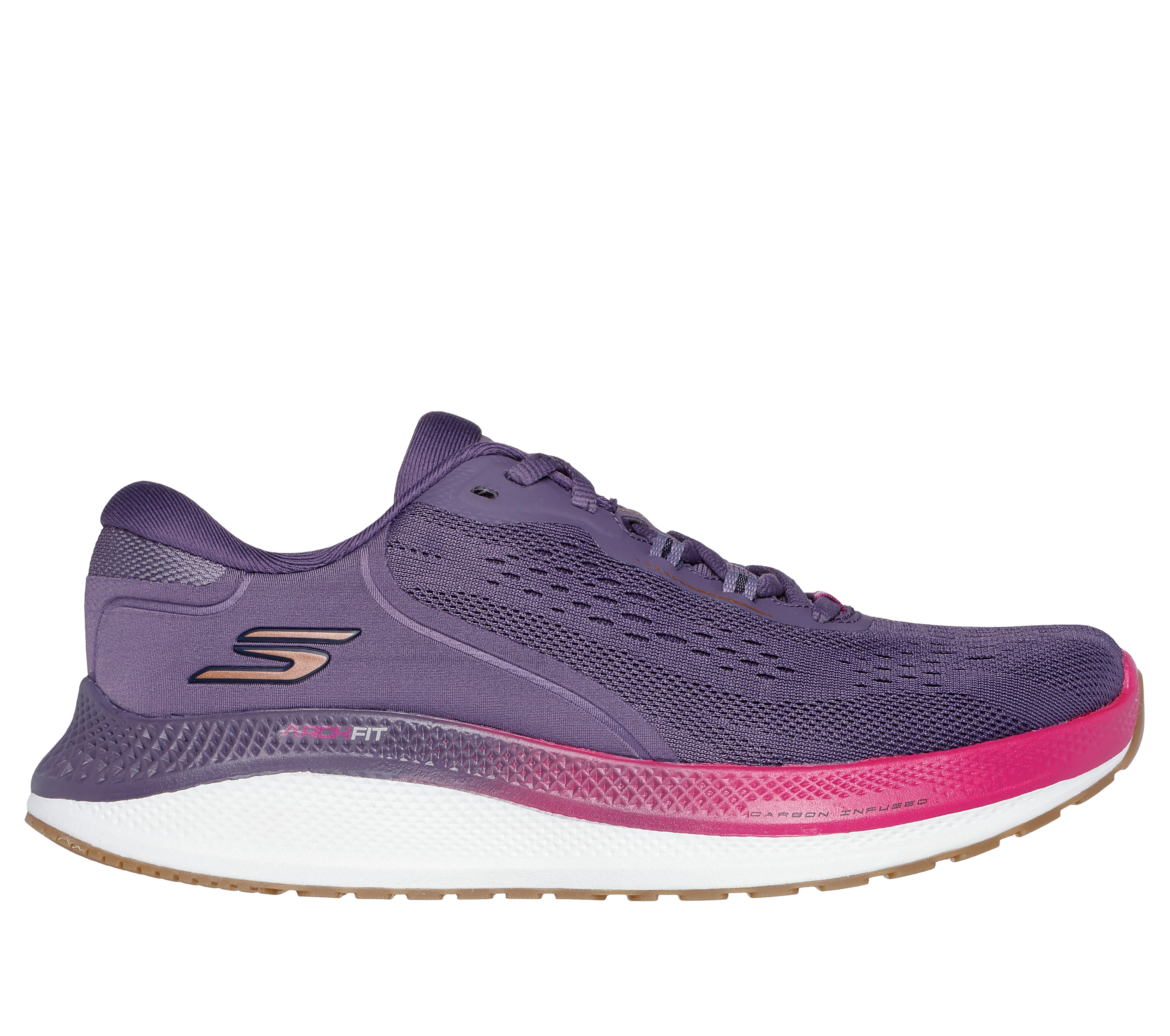 Skechers Women's GO RUN Persistence 2 Sneaker in Purple, Size 4 | Textile/Synthetic, Vegan, Arch Fit