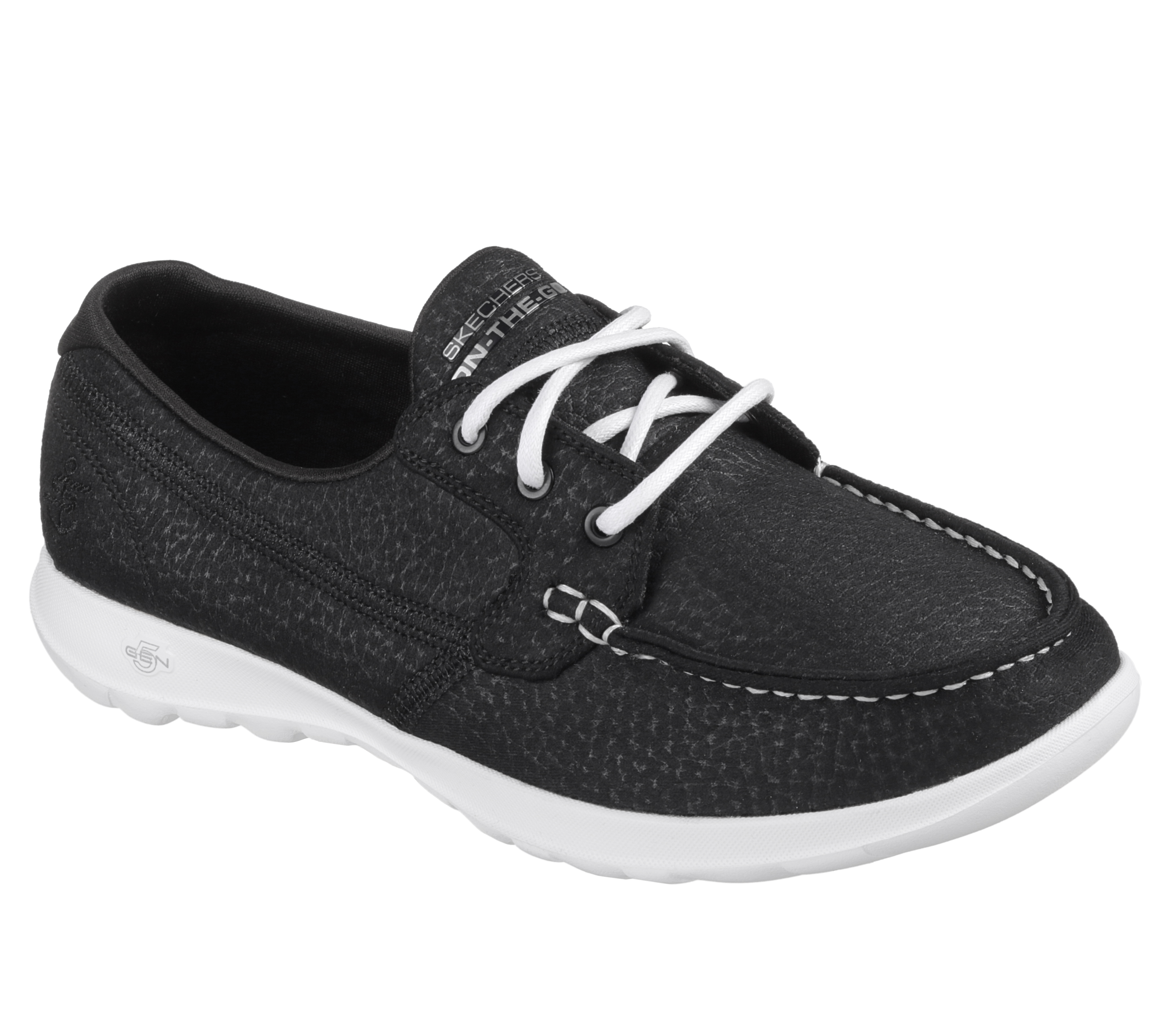 skechers grey boat shoes