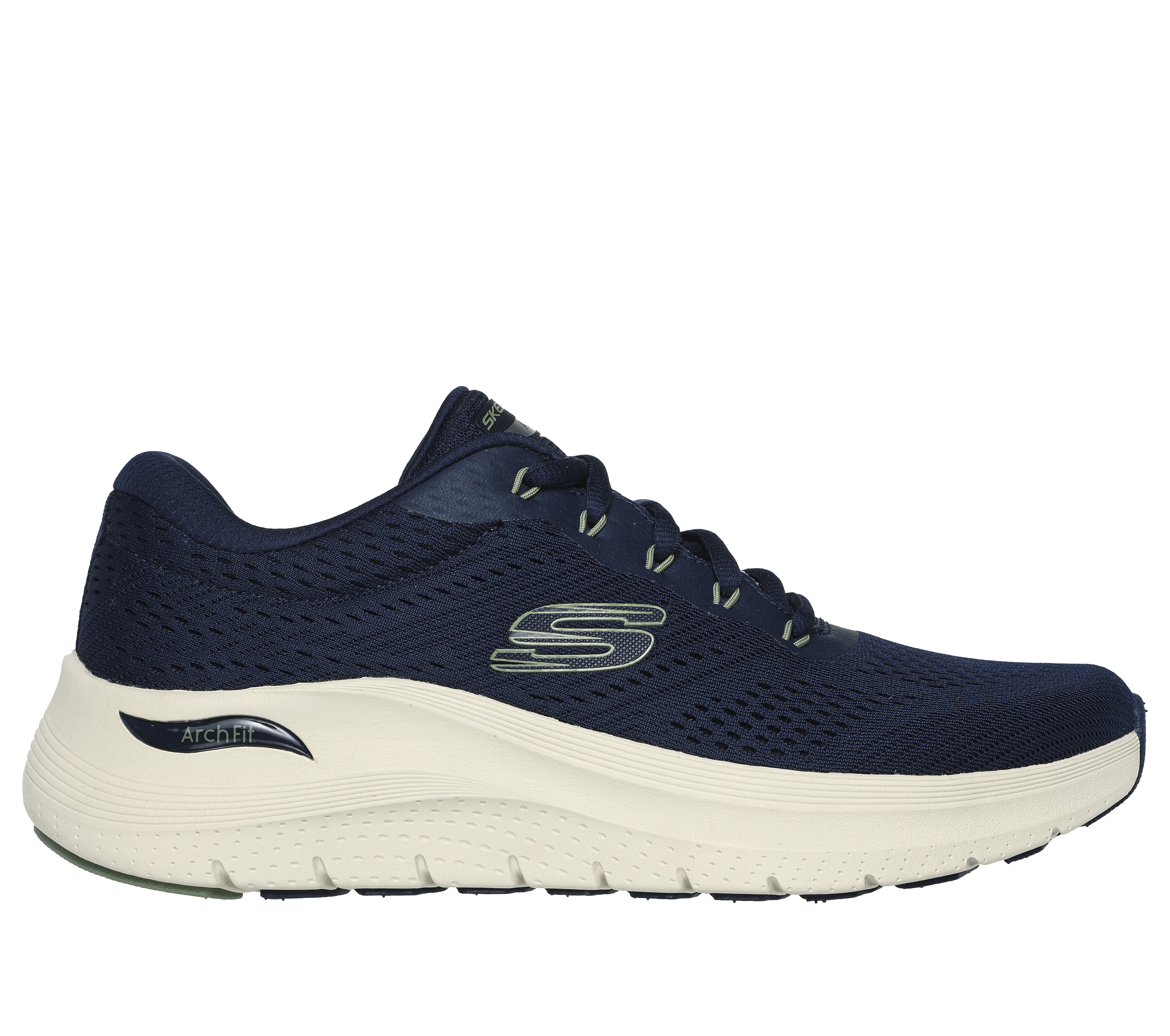 Skechers Men's Arch Fit 2.0 Sneaker in Navy Blue, Size 9 | Textile/Synthetic, Vegan, Machine Washable