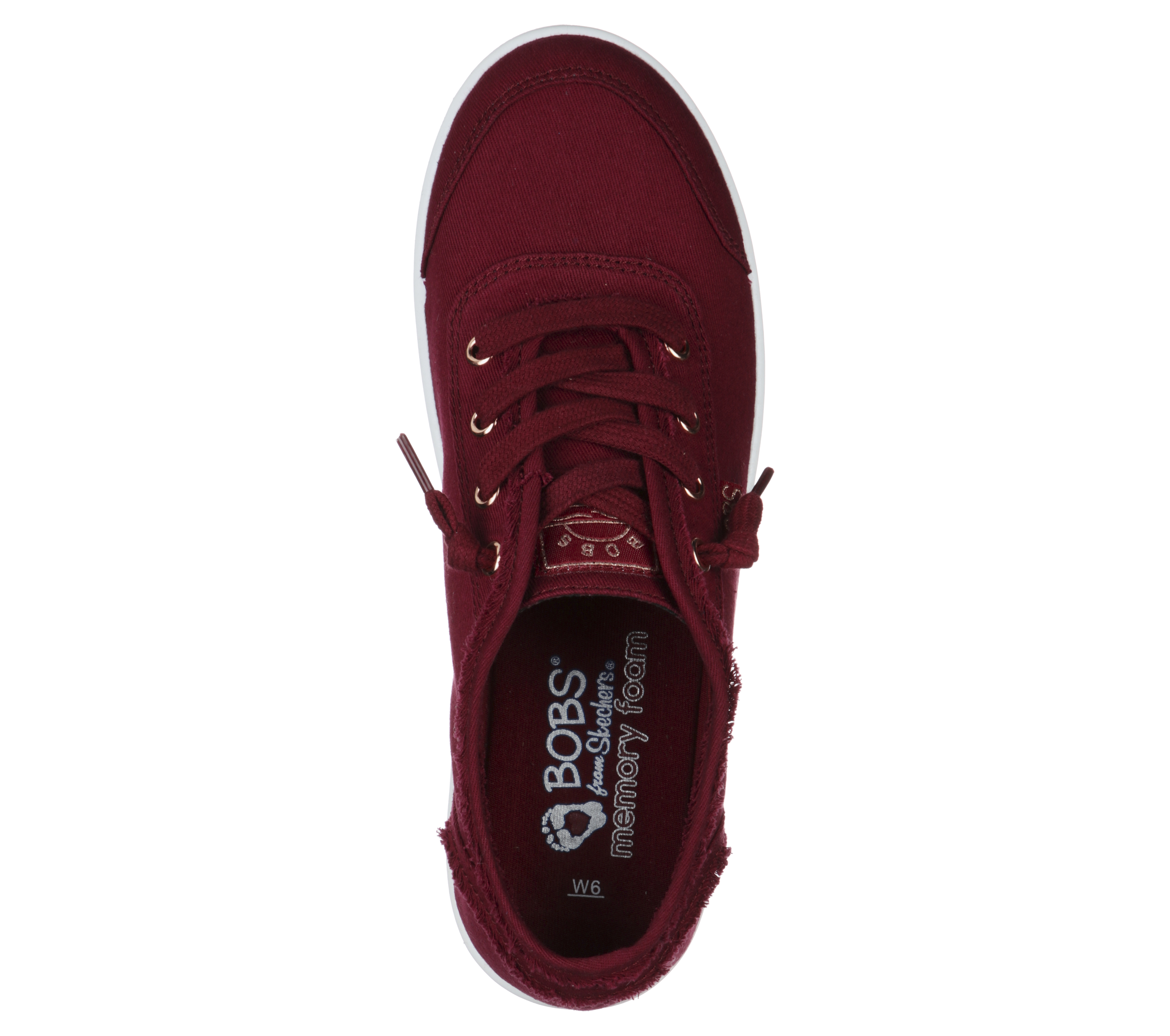 Burgundy store bobs shoes