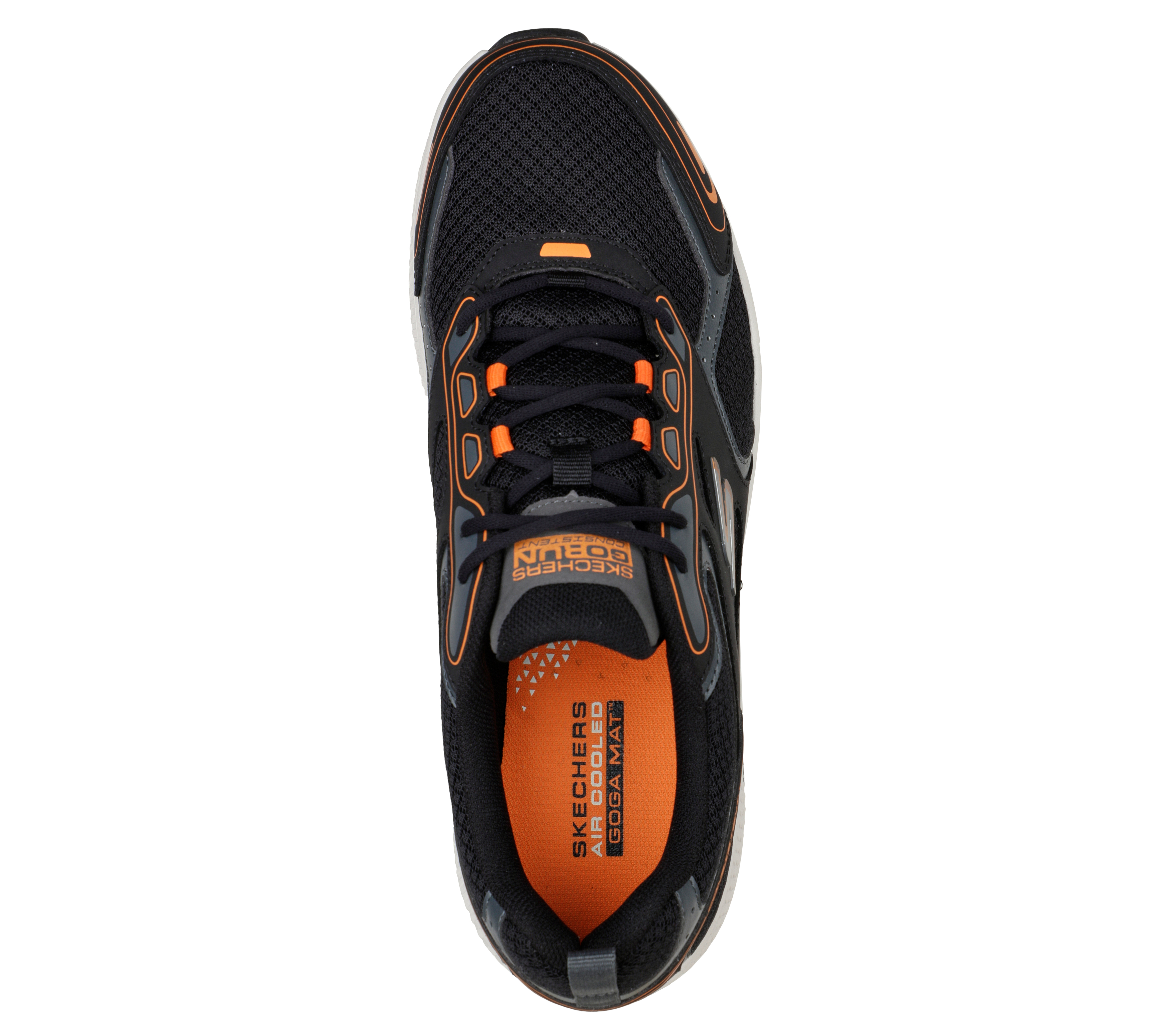 Skechers go run 6 mens orange on sale