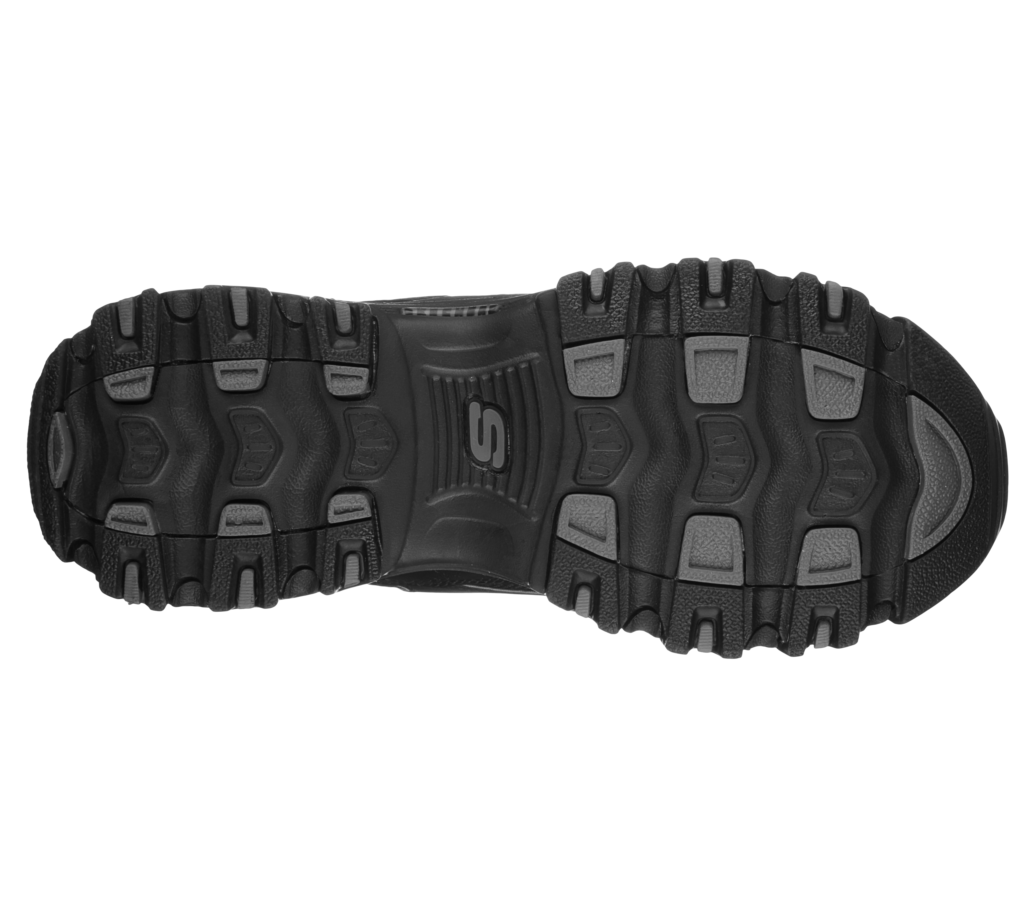 zapatilla d lites biggest black skechers