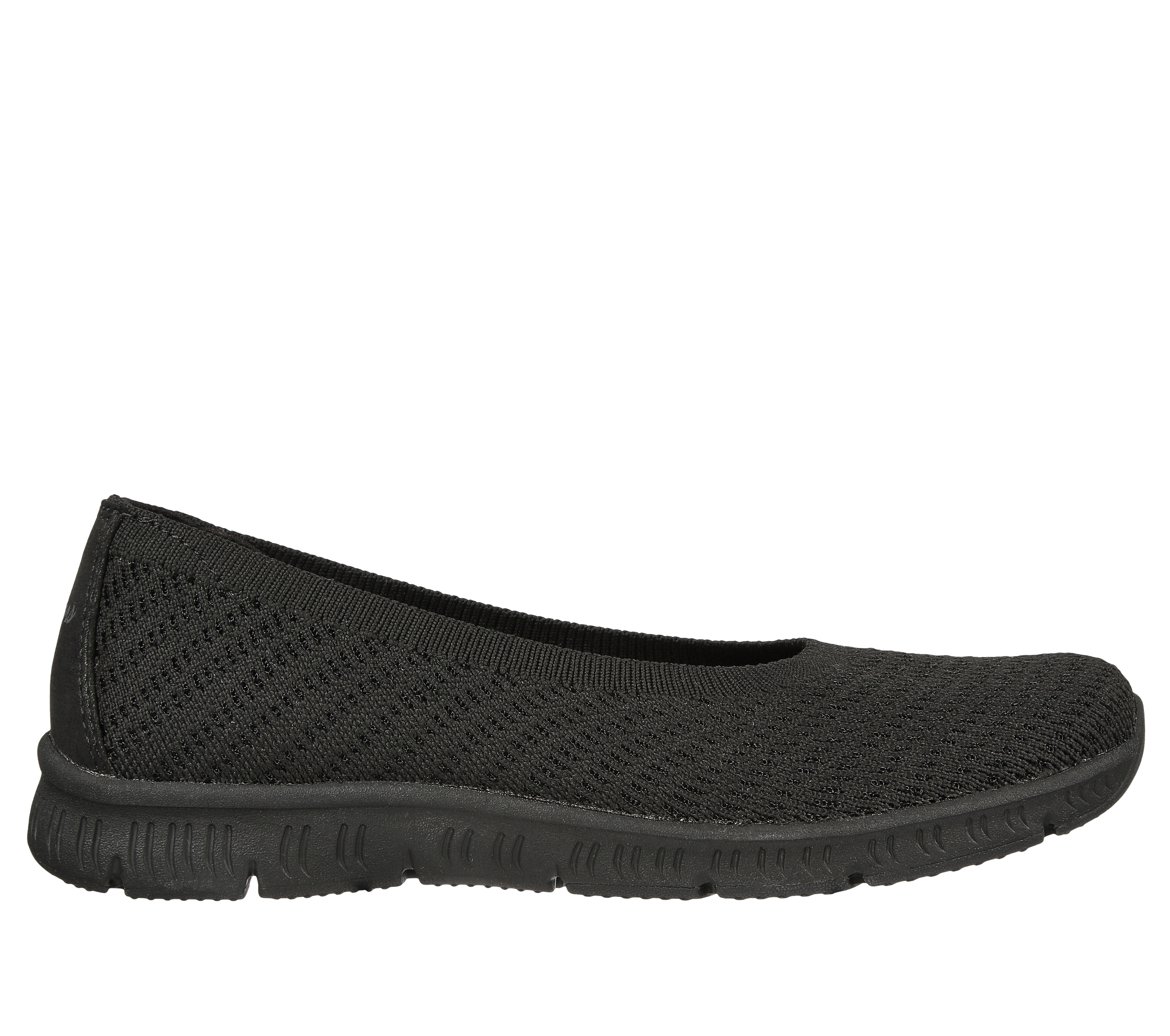 Skechers Women's Be-Cool - Wonderstruck Flats in Black, Size 5.5 | Textile, Vegan, Machine Washable