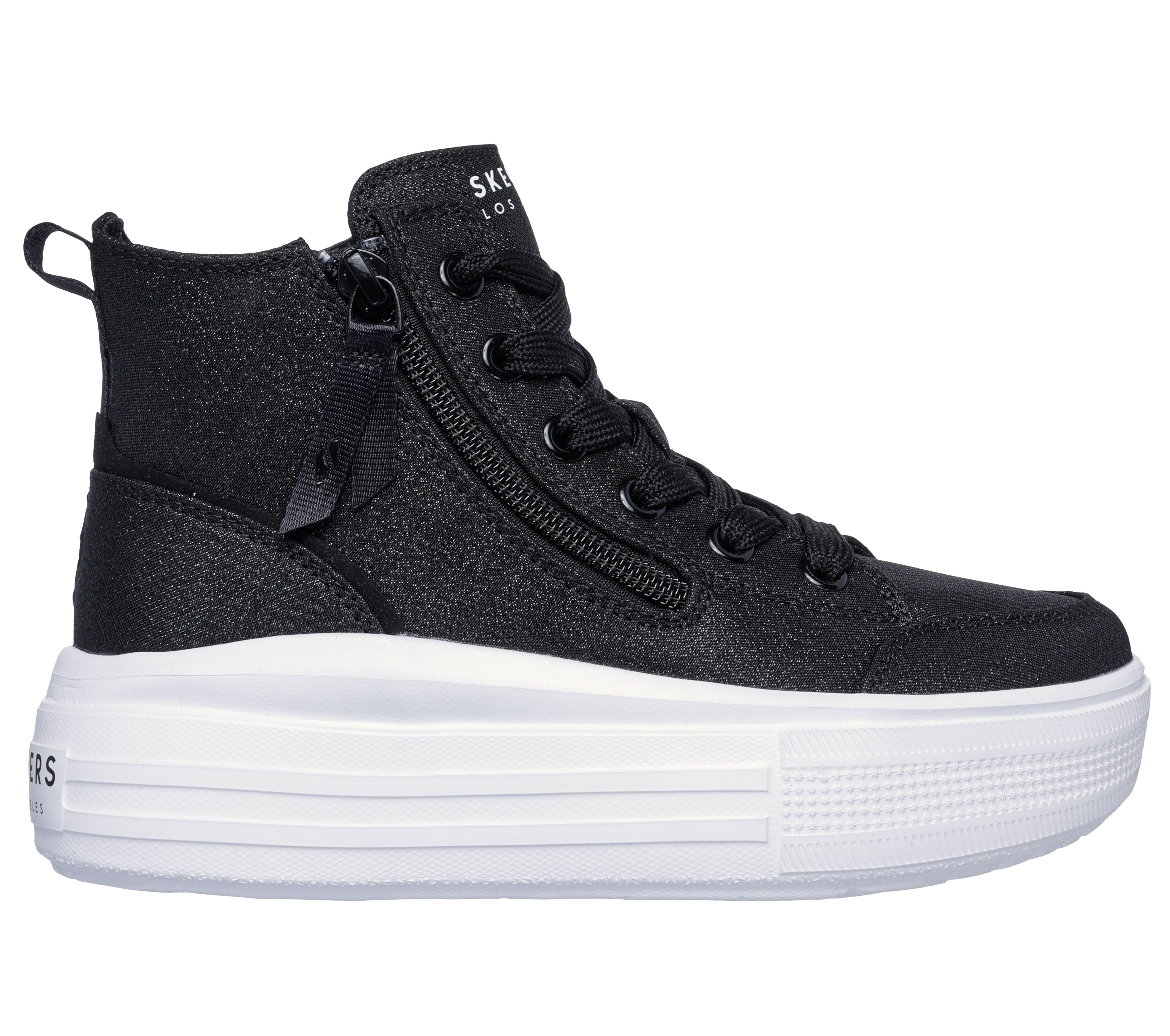 Skechers black clearance high tops