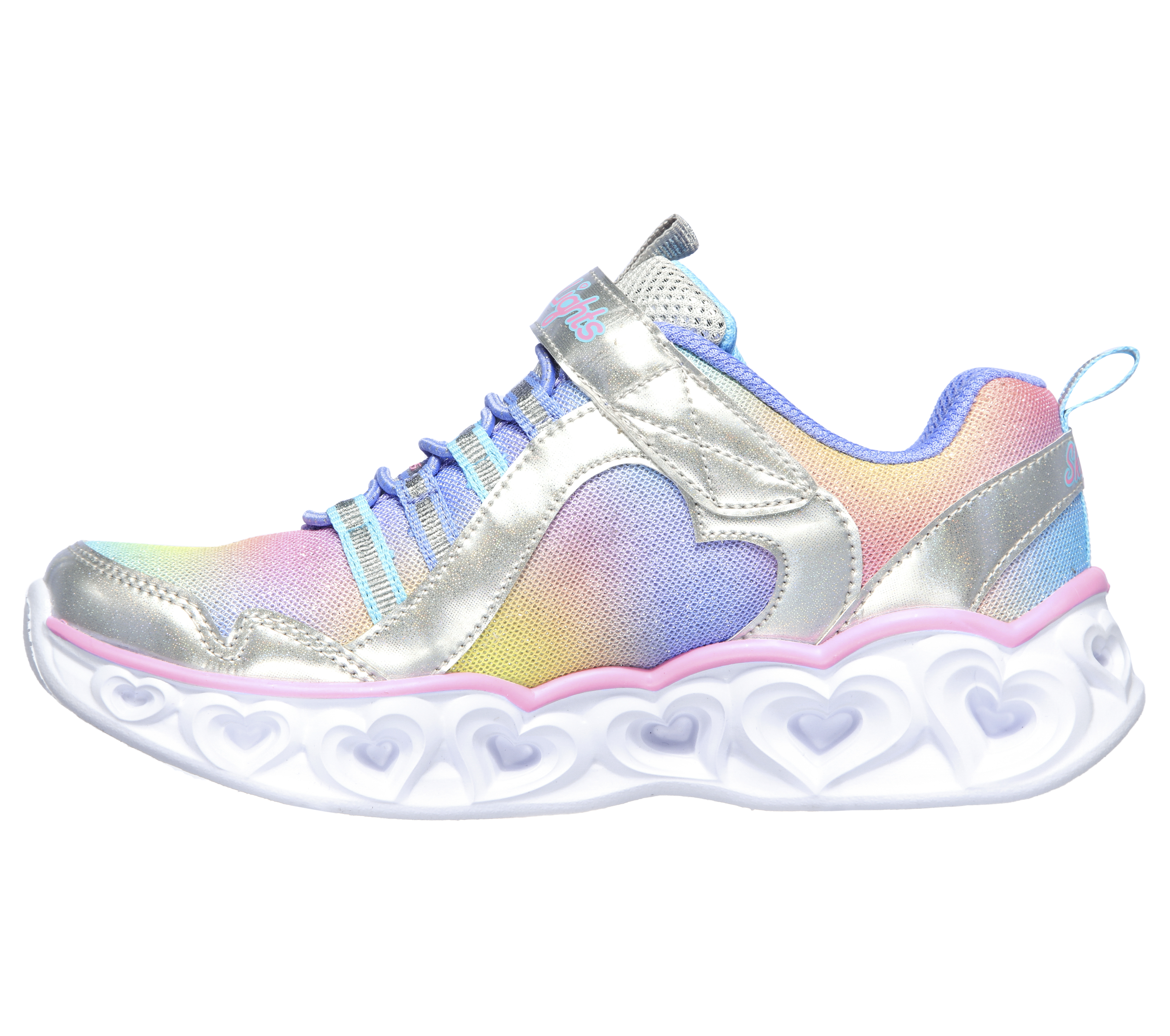 Skechers rainbow light sale up shoes