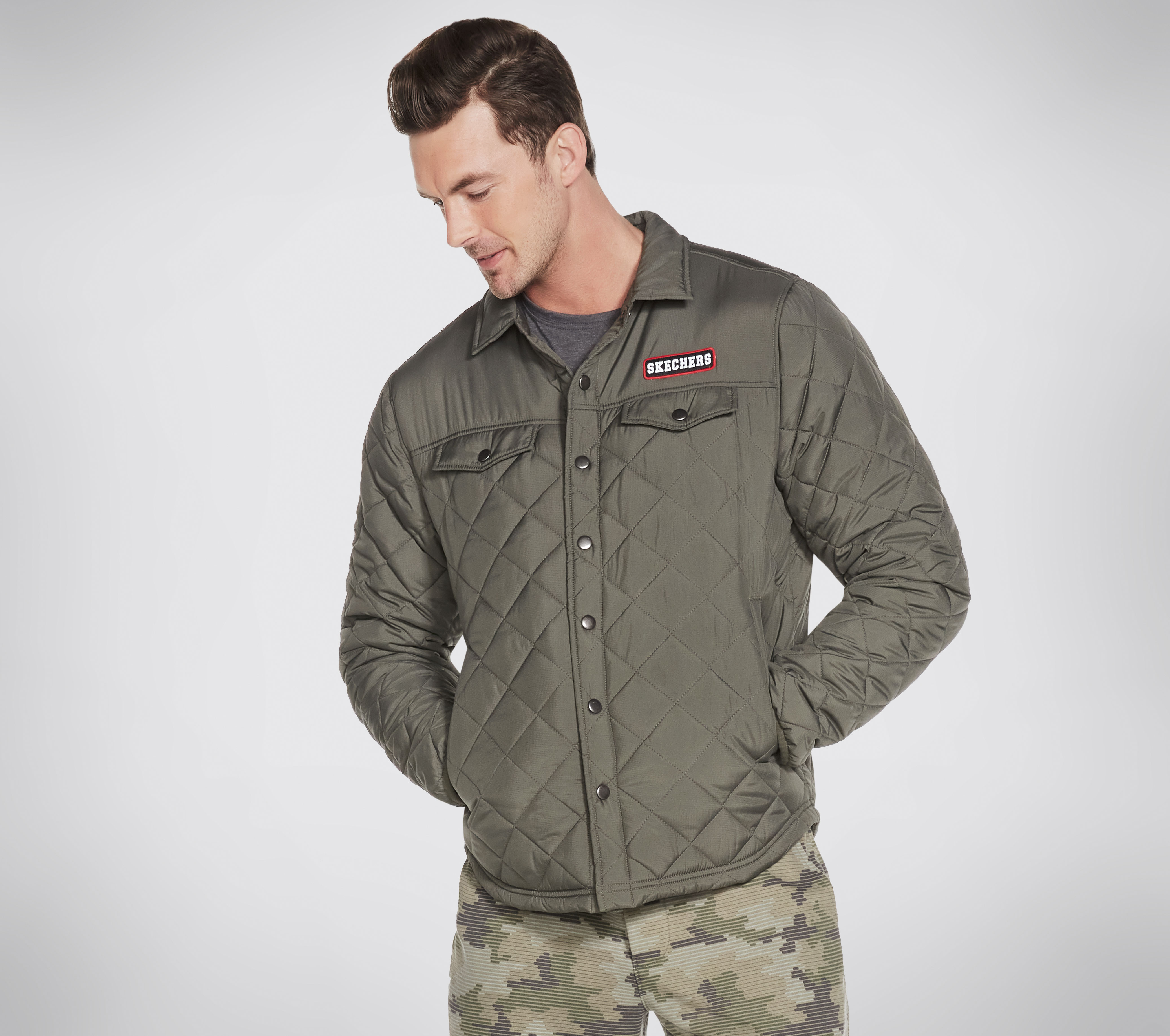 Quilted Jacket - Vetiver – SCRT