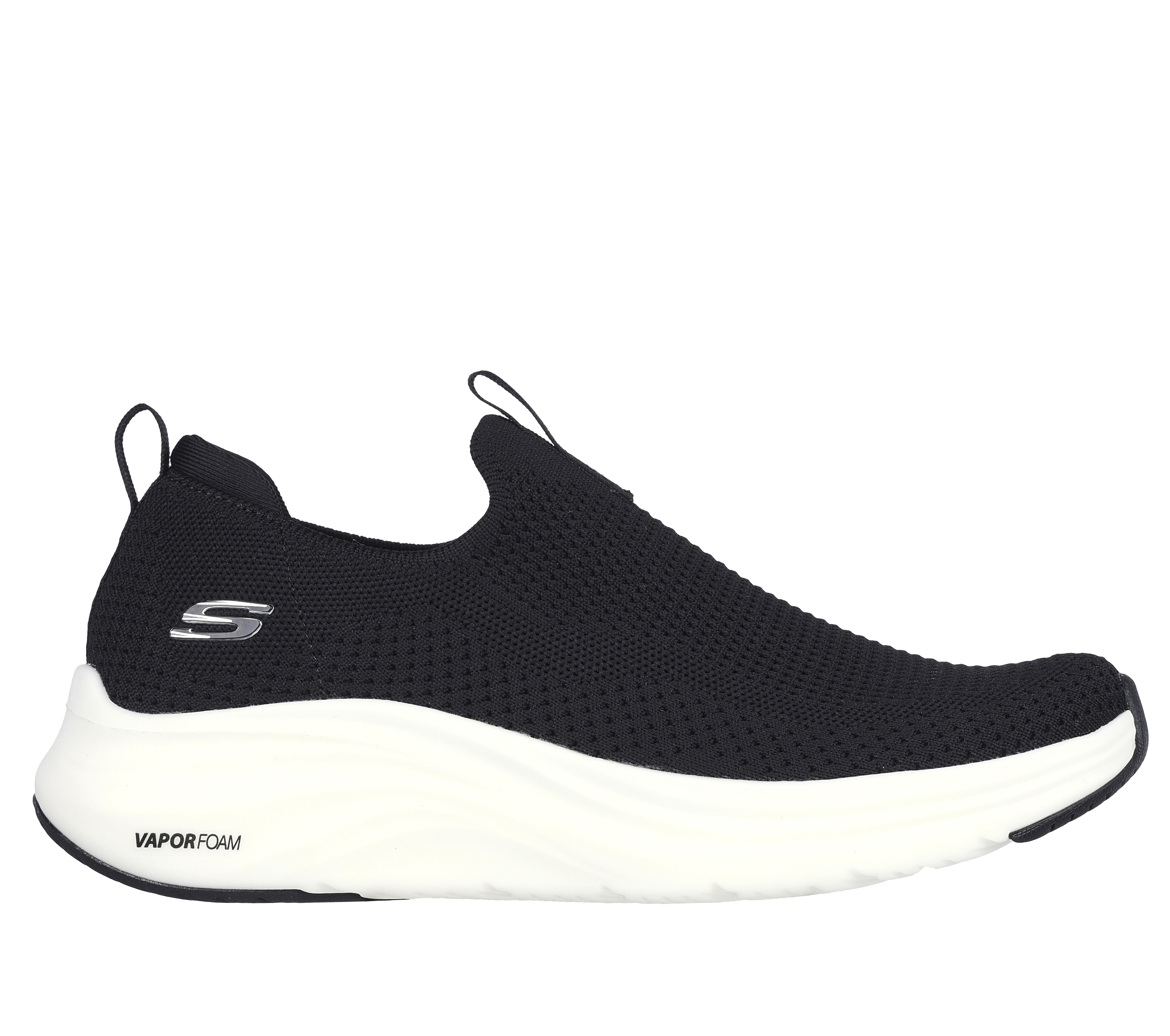 Skechers Women's Vapor Foam - True Classic Sneaker in Black, Size 3 | Textile/Synthetic, Vegan, Machine Washable