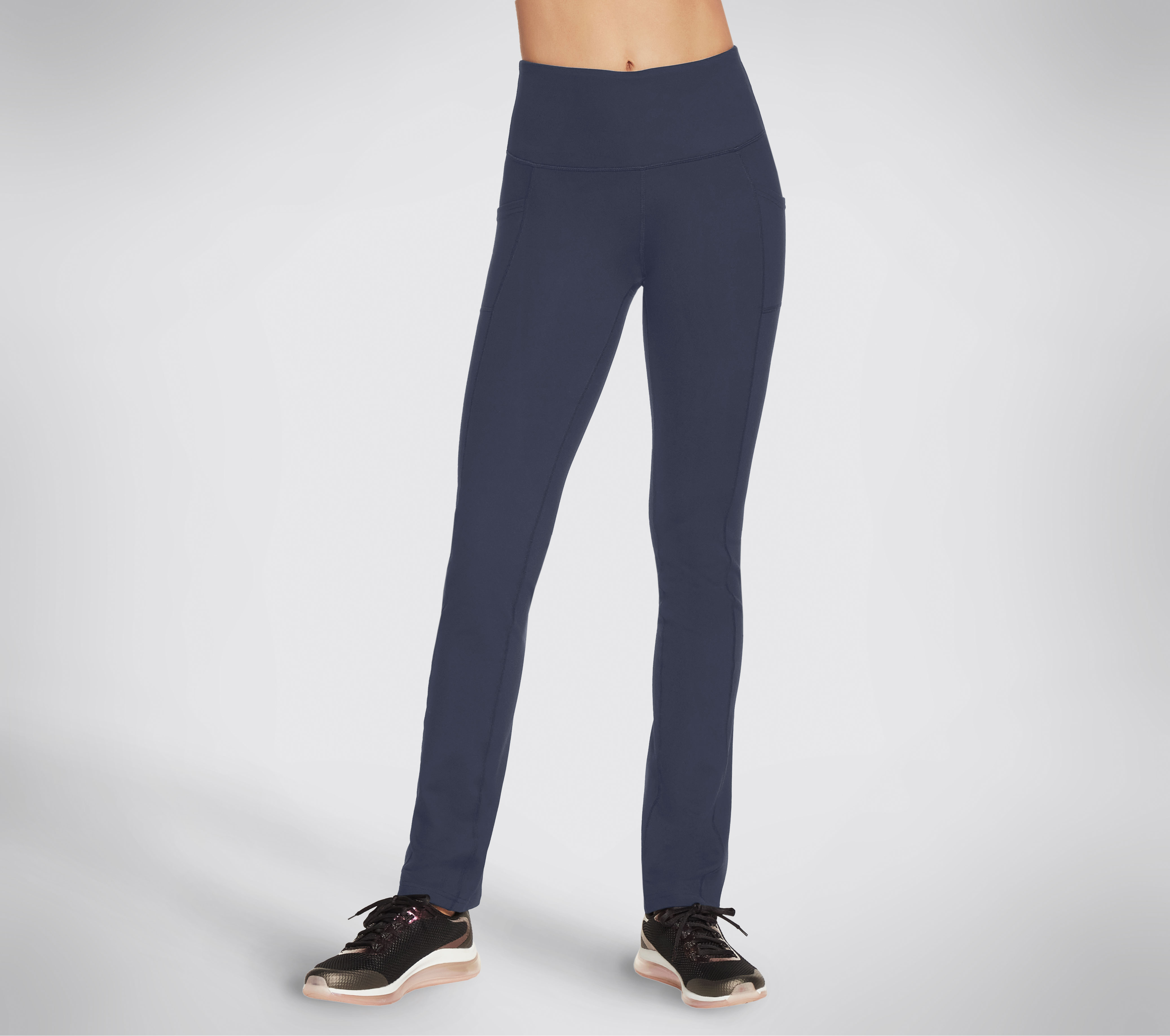 Skechers Women's GO WALK Joy Pant Petite Length in Navy Blue, Size XS | Nylon/Spandex