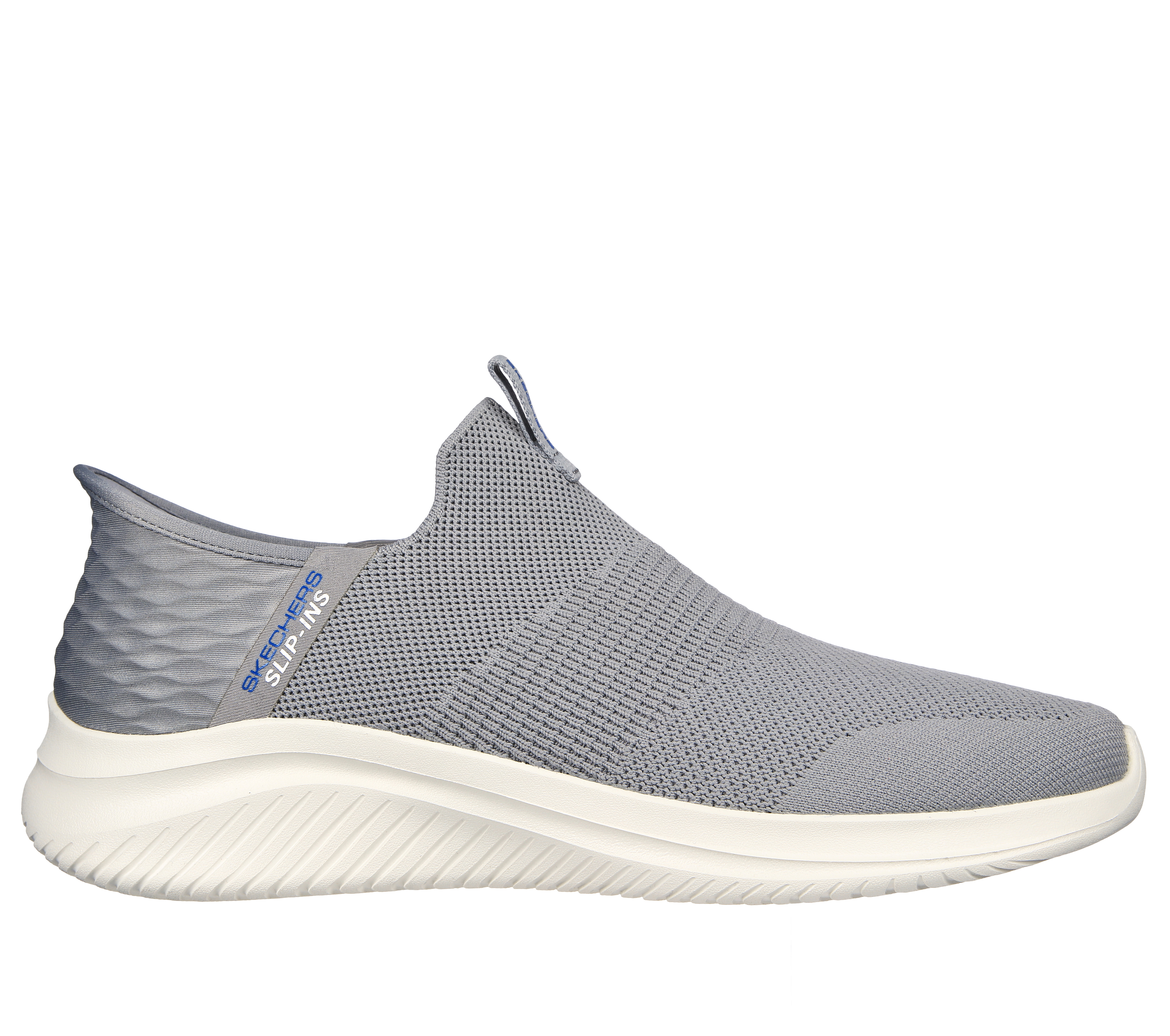 Skechers Men's Slip-ins: Ultra Flex 3.0 - Smooth Step Sneaker in Gray, Size 6.5 | Textile, Vegan, Machine Washable