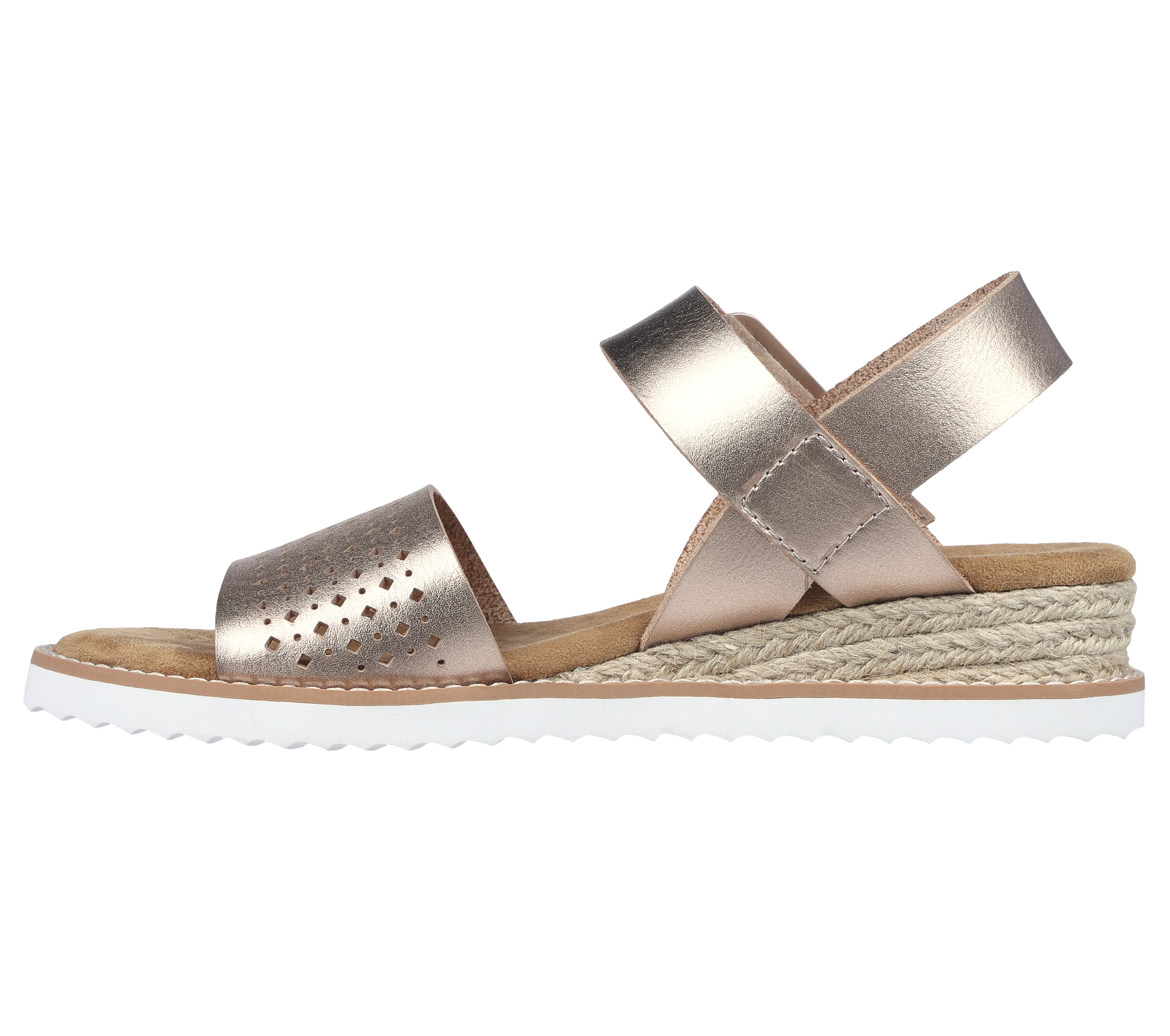 Skechers rose gold discount sandals