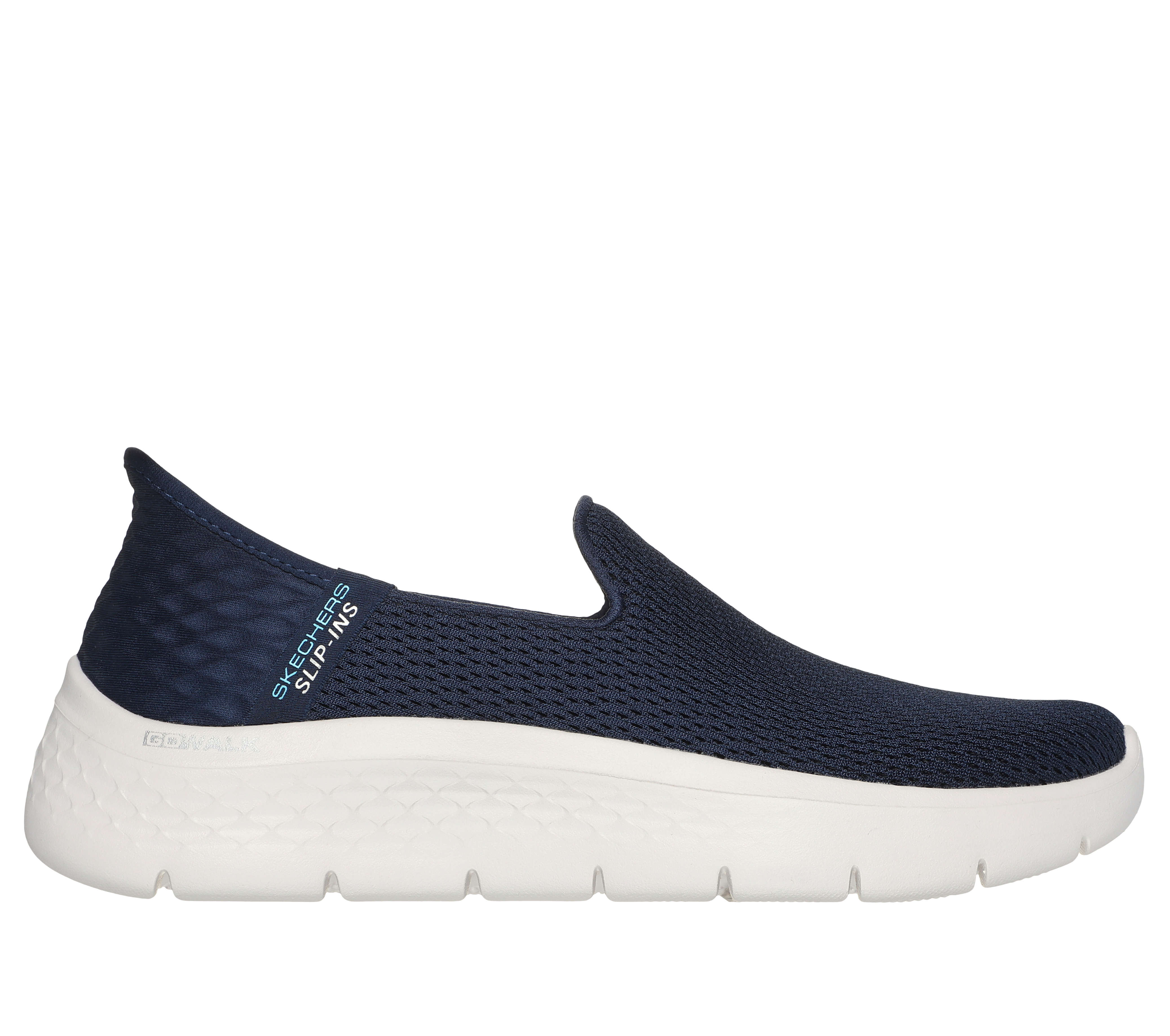 Skechers Women's Slip-ins: GO WALK Flex - Relish Slip-On Shoes in Navy Blue, Size 5 | Textile, Machine Washable