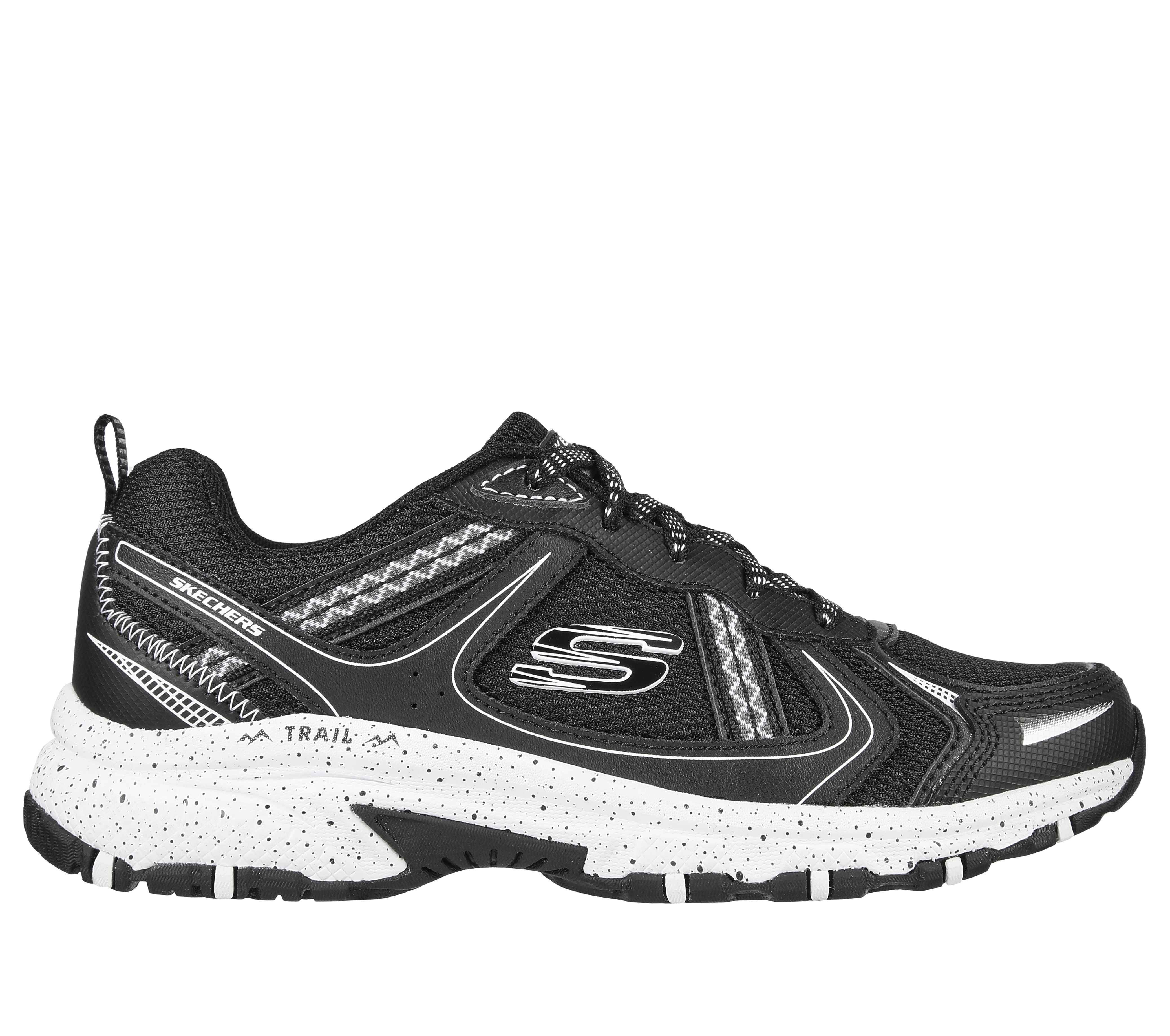 Black and online white skechers