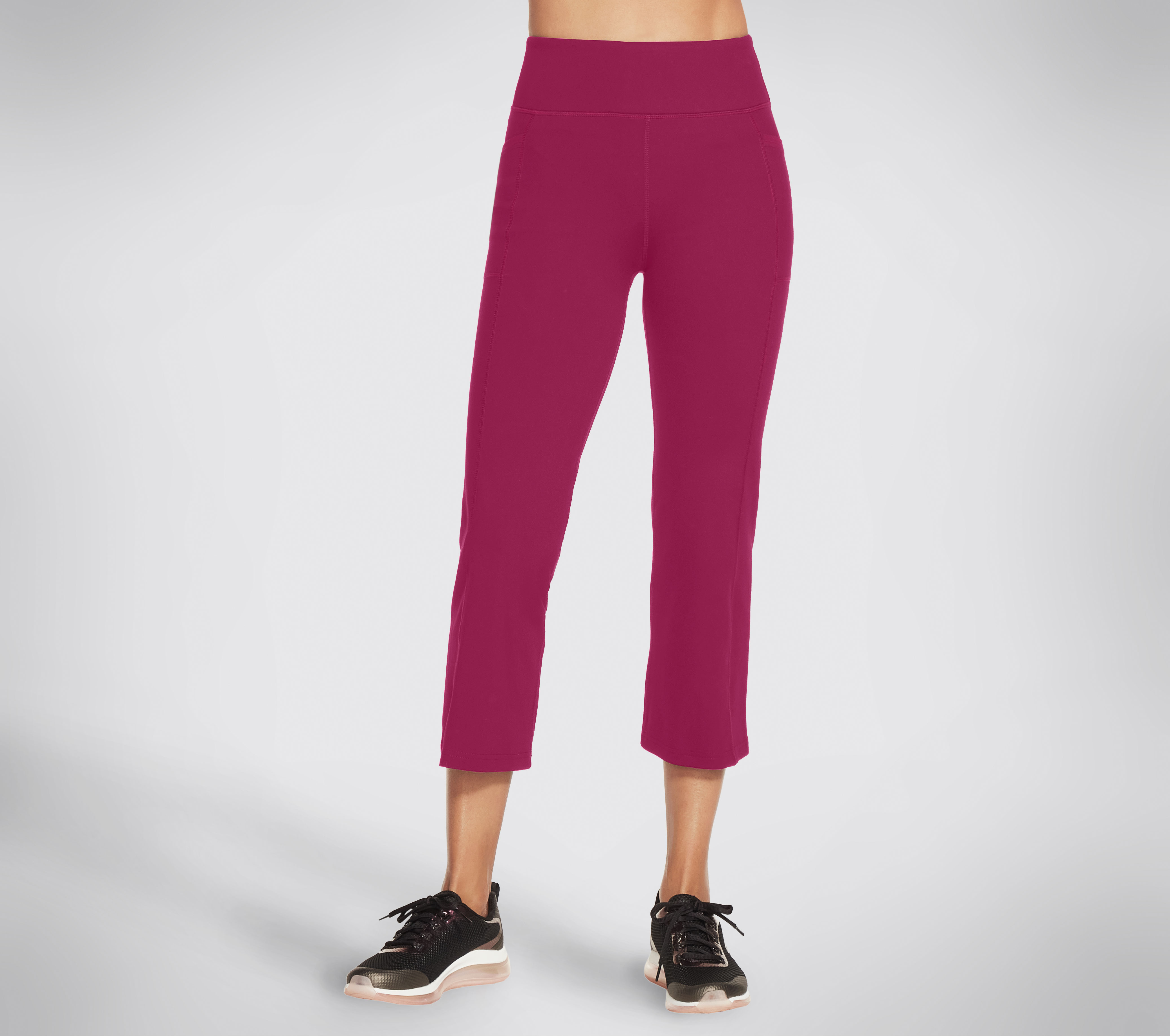 Skechers Women's GO WALK Lite Pant in Magenta, Size Small | Nylon/Spandex