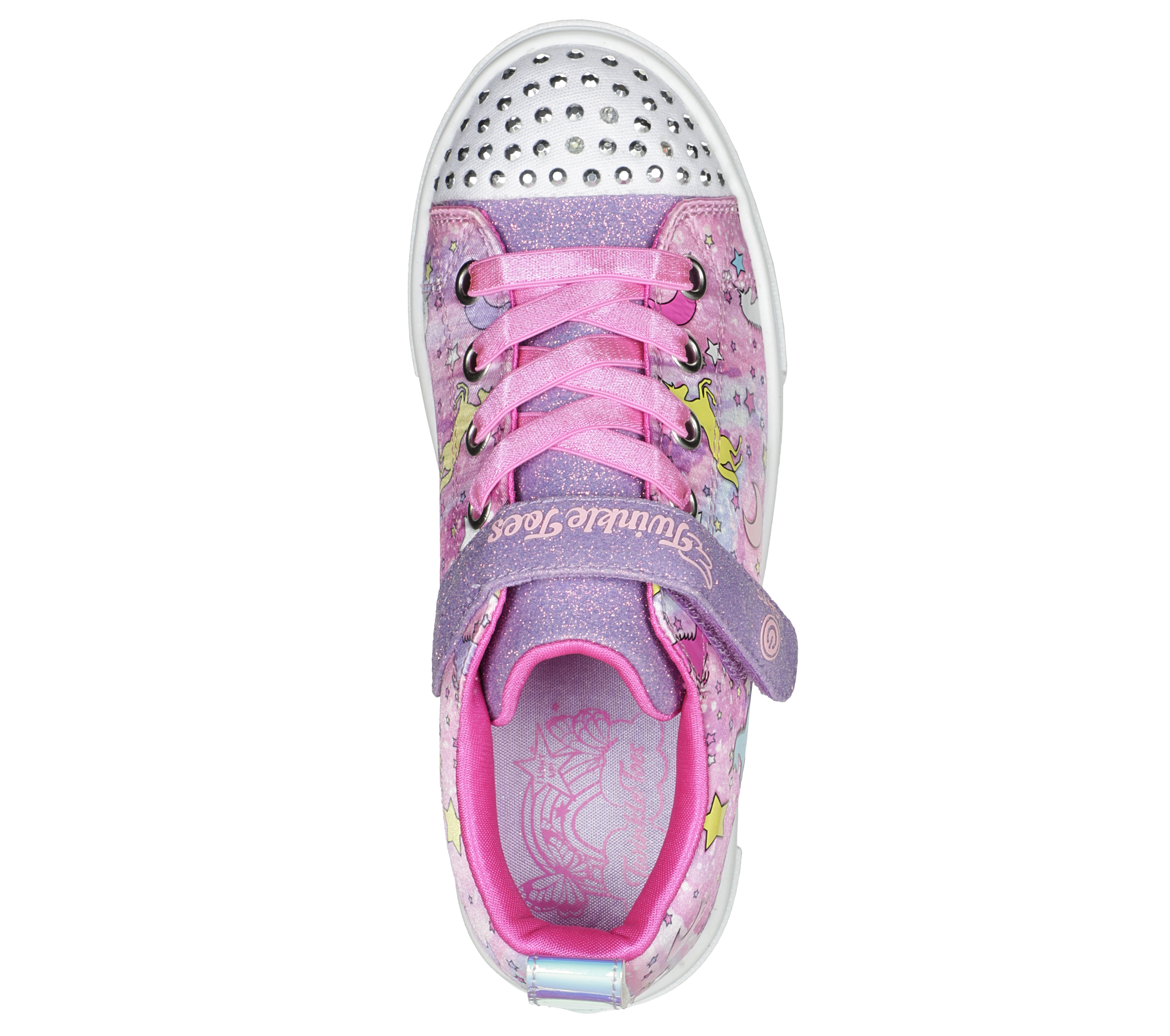 Skechers twinkle on sale toes pink