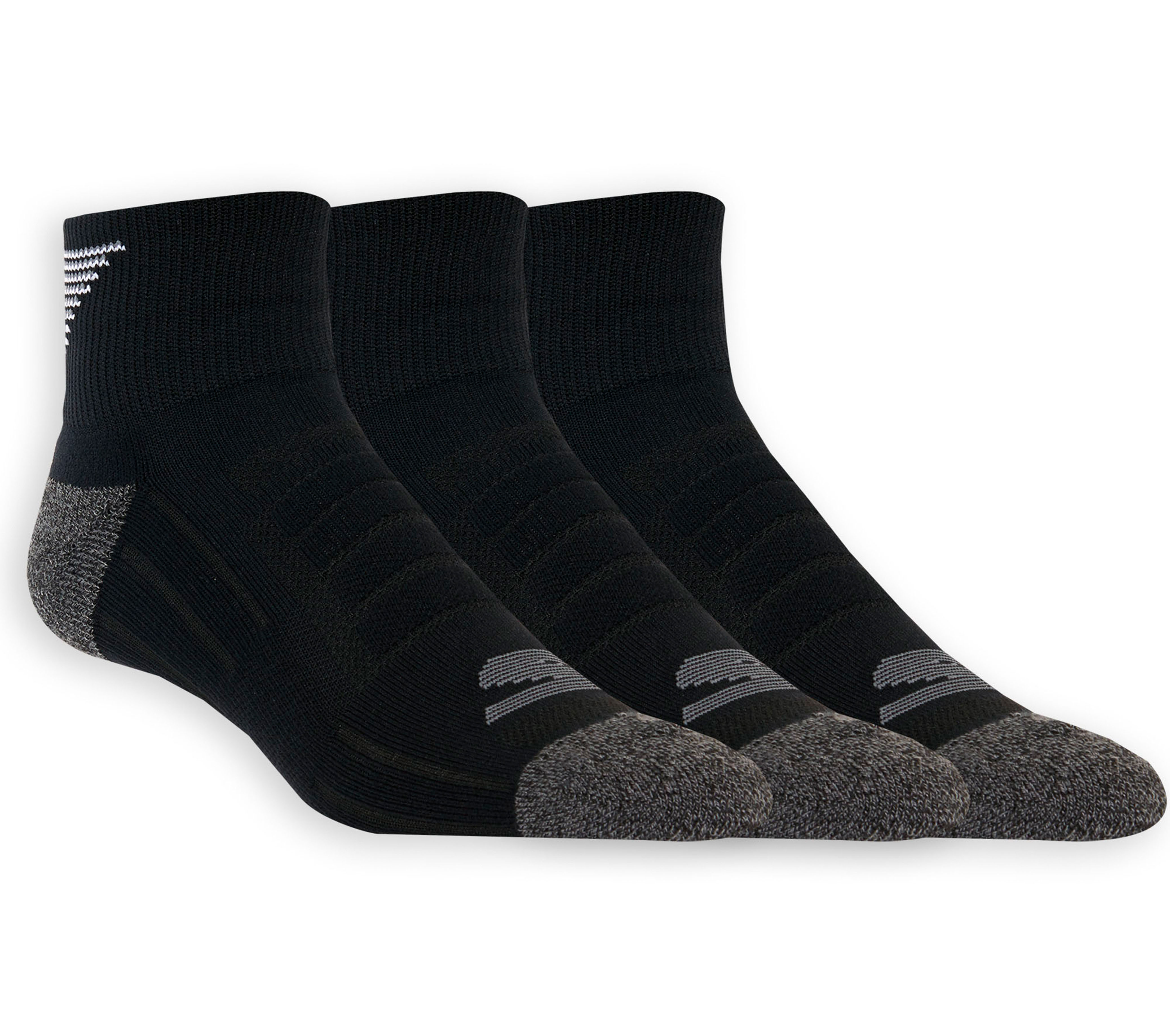 3 Pack Quarter Crew Athletic Socks | SKECHERS