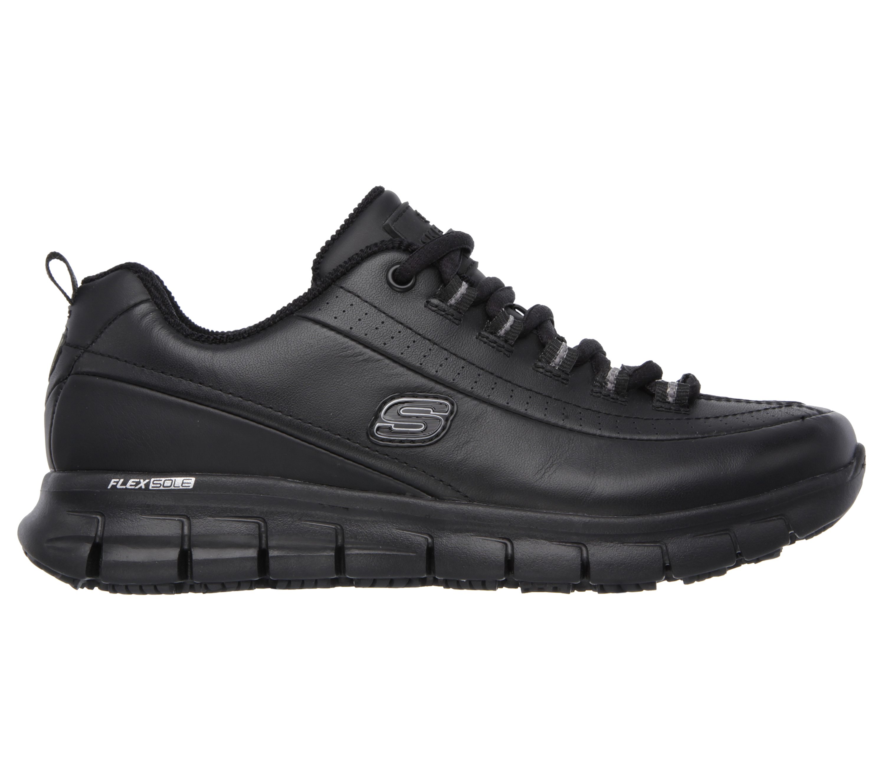 women's sure track trickel slip resistant work shoes