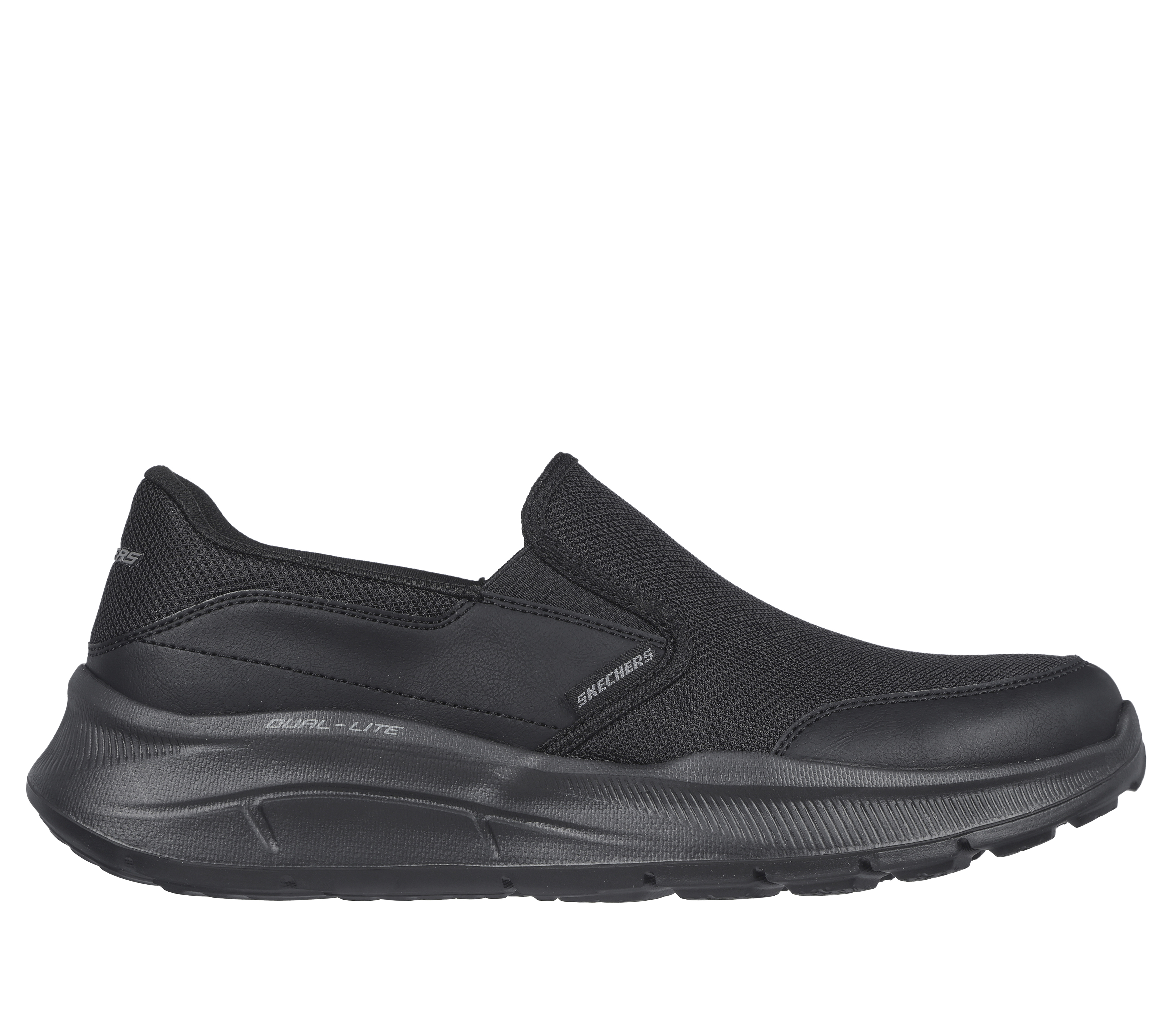 Skechers Men's Relaxed Fit: Equalizer 5.0 - Persistable Sneaker in Black, Size 6.5 | Textile/Synthetic, Vegan