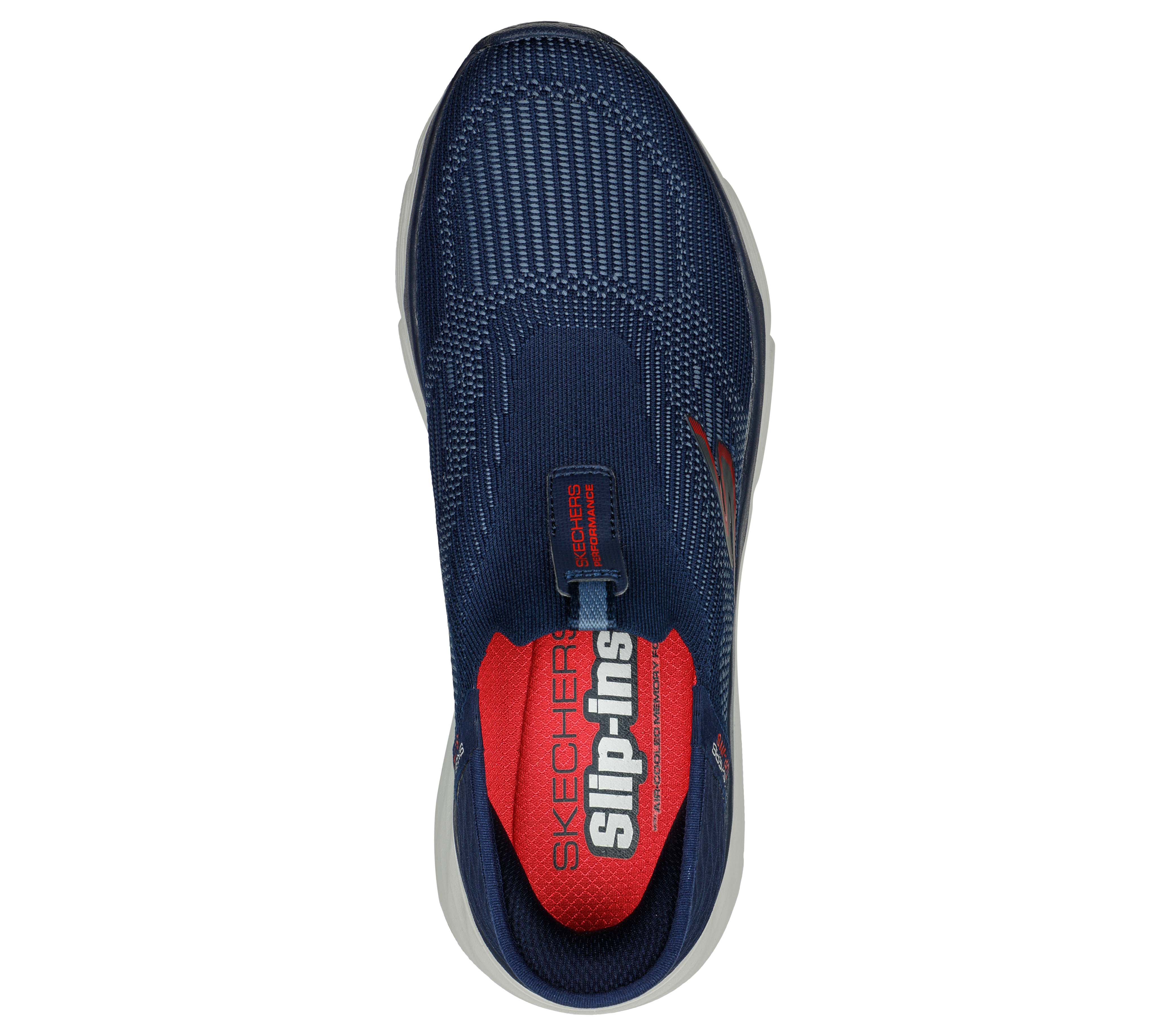 Mens blue hotsell slip on skechers