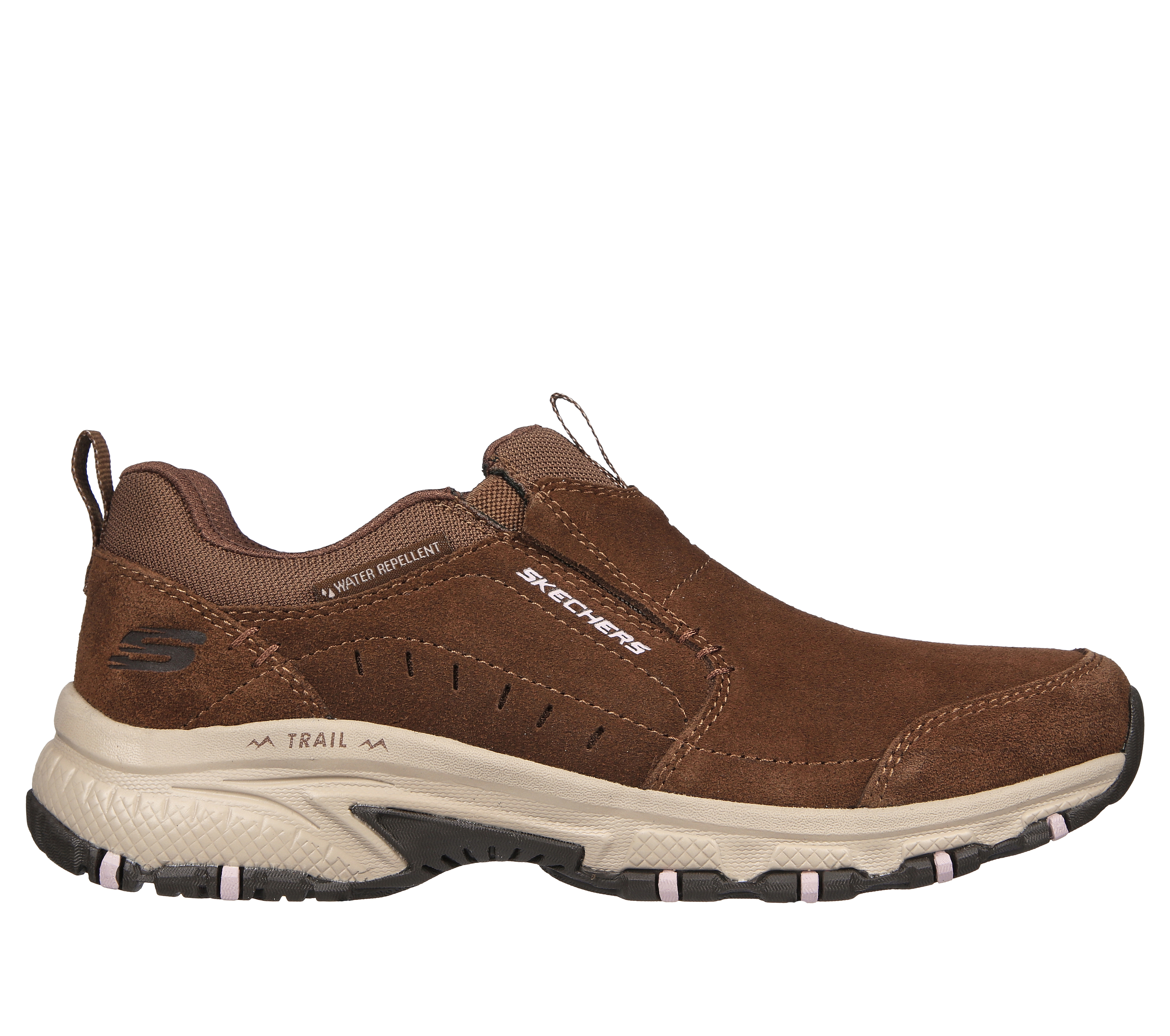 Skechers Women's Hillcrest - Nature Walk Sneaker in Brown, Size 3 Wide | Leather