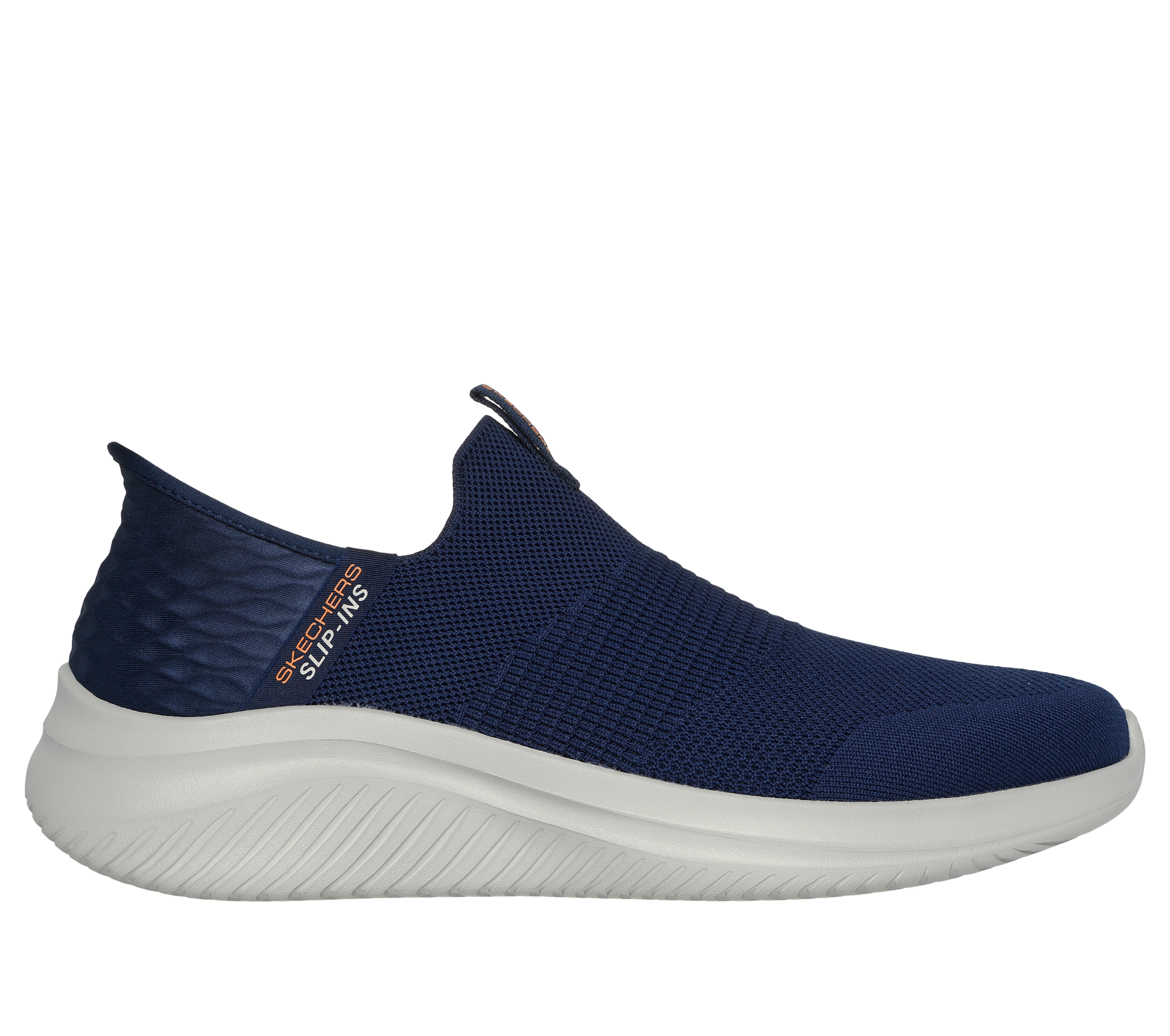 Skechers Men's Slip-ins: Ultra Flex 3.0 - Smooth Step Sneaker in Navy Blue, Size 8 | Textile, Vegan, Machine Washable