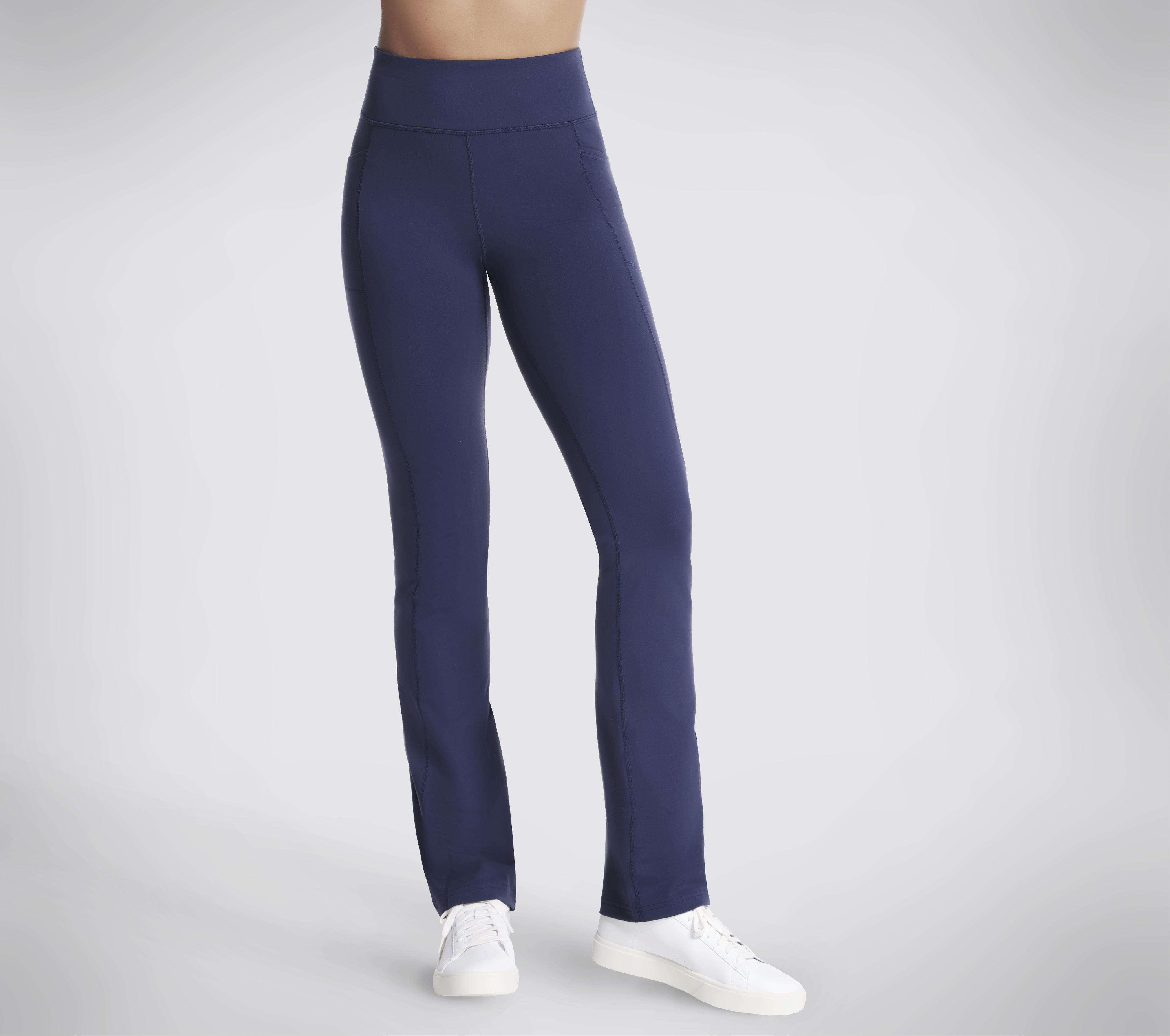 Skechers Women's GO WALK Joy Pant Regular Length in Navy Blue, Size Small | Nylon/Spandex