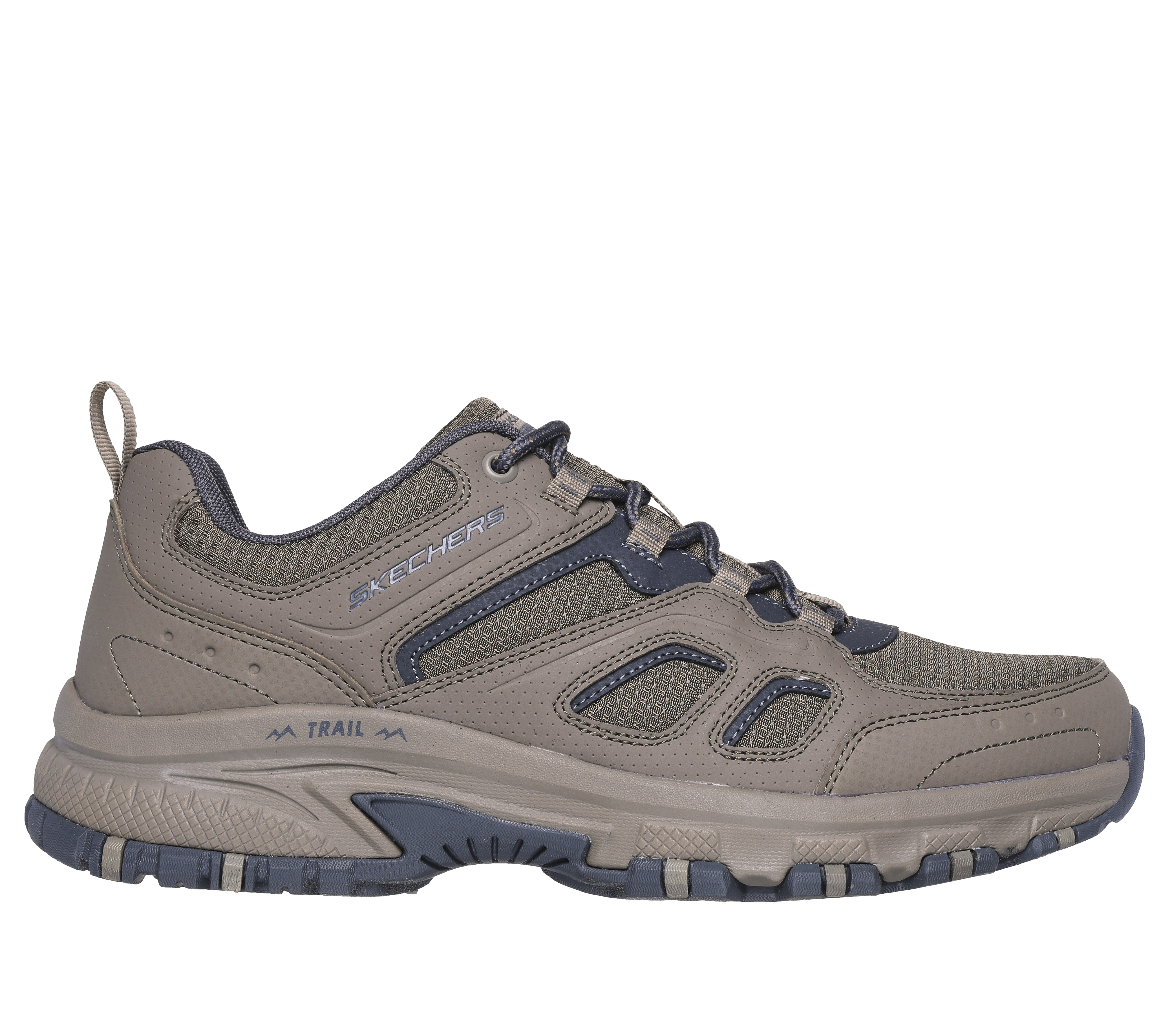 Skechers Men's Hillcrest - Pure Escape Sneaker in Taupe, Size 8 | Synthetic/Textile