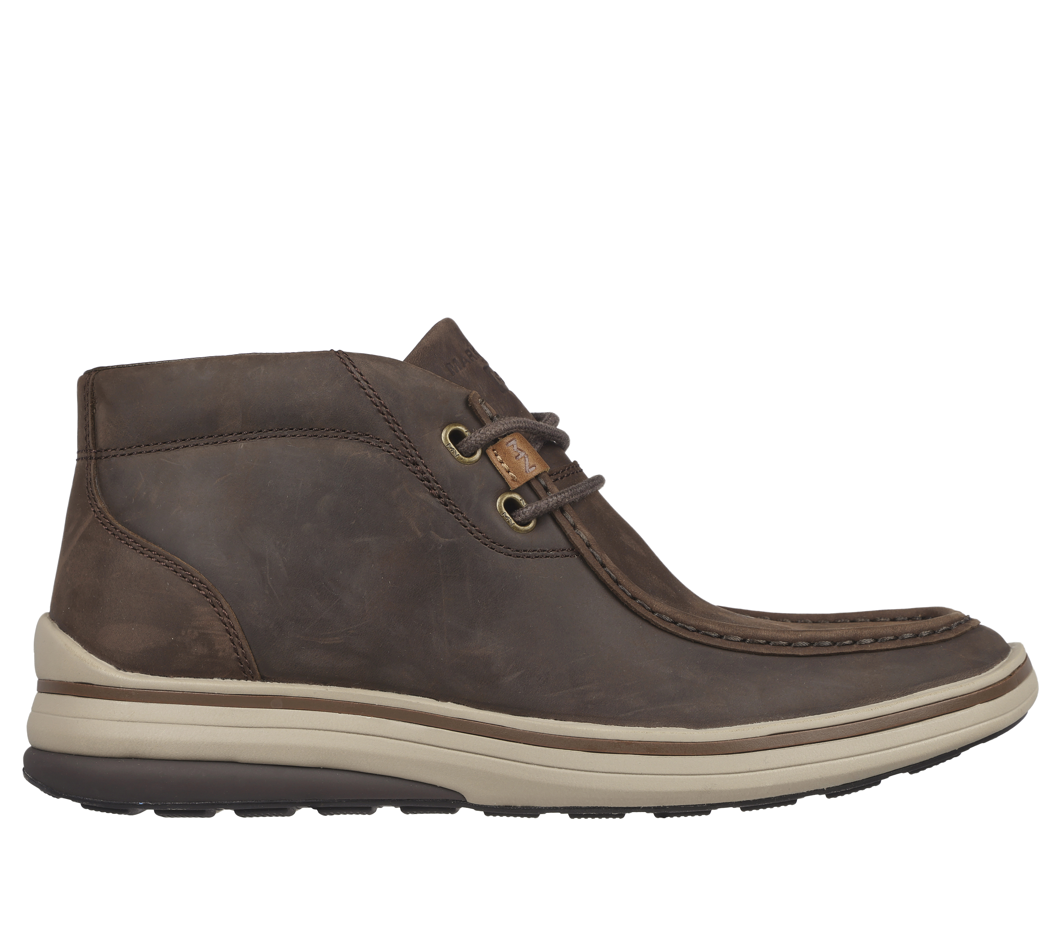 Skechers Men's Mark Nason Casual Cell - Navin Bootie in Brown, Size 7.5 | Leather/Synthetic